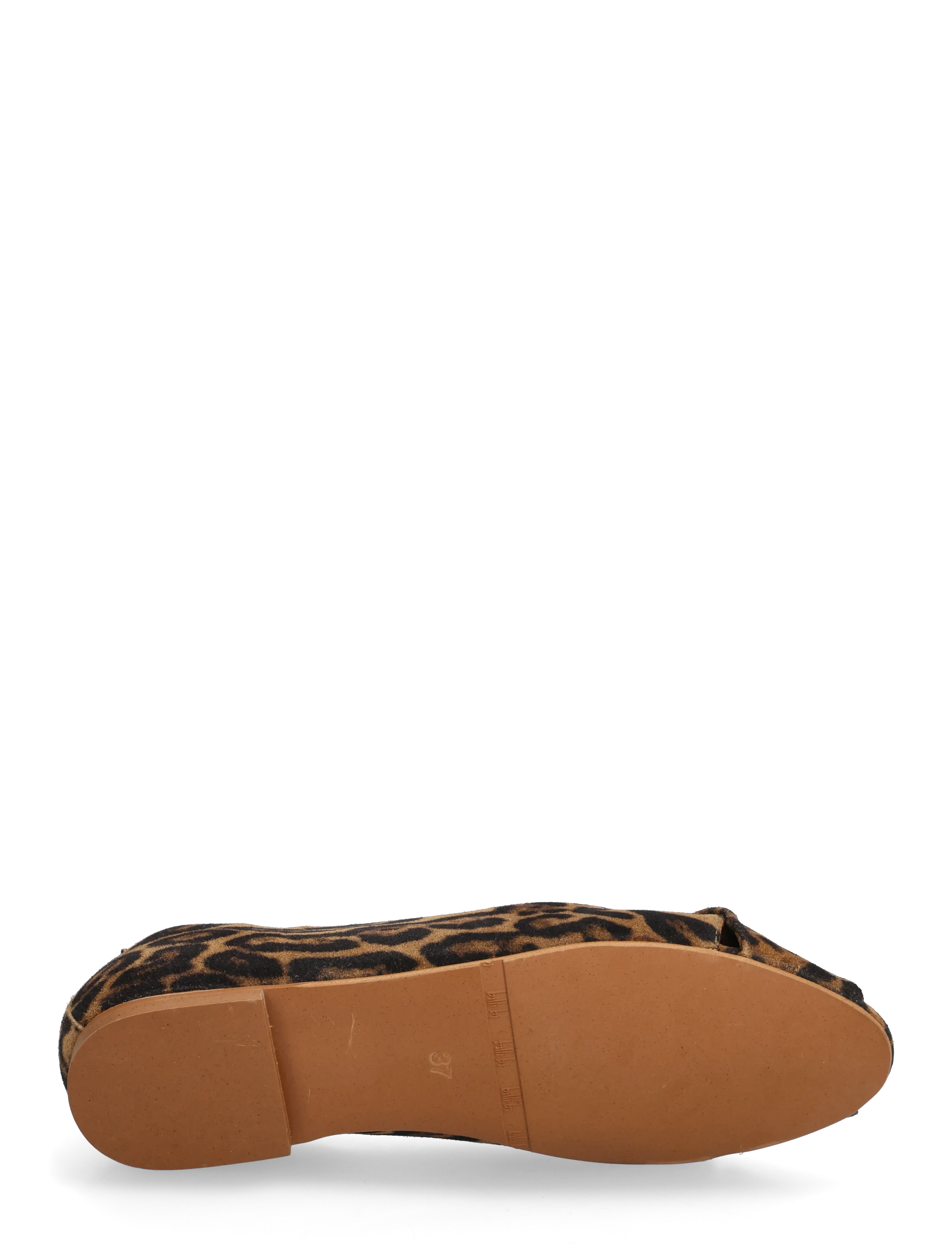 Billi Bi - Ballerina - flat sandals - leopardo cuoio suede - 4