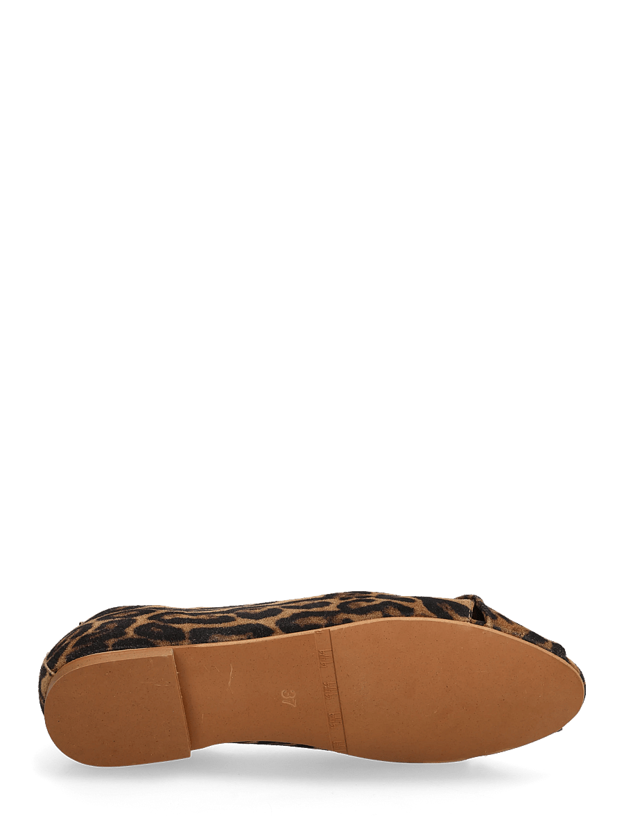 Billi Bi - Ballerina - flade sandaler - leopardo cuoio suede - 4