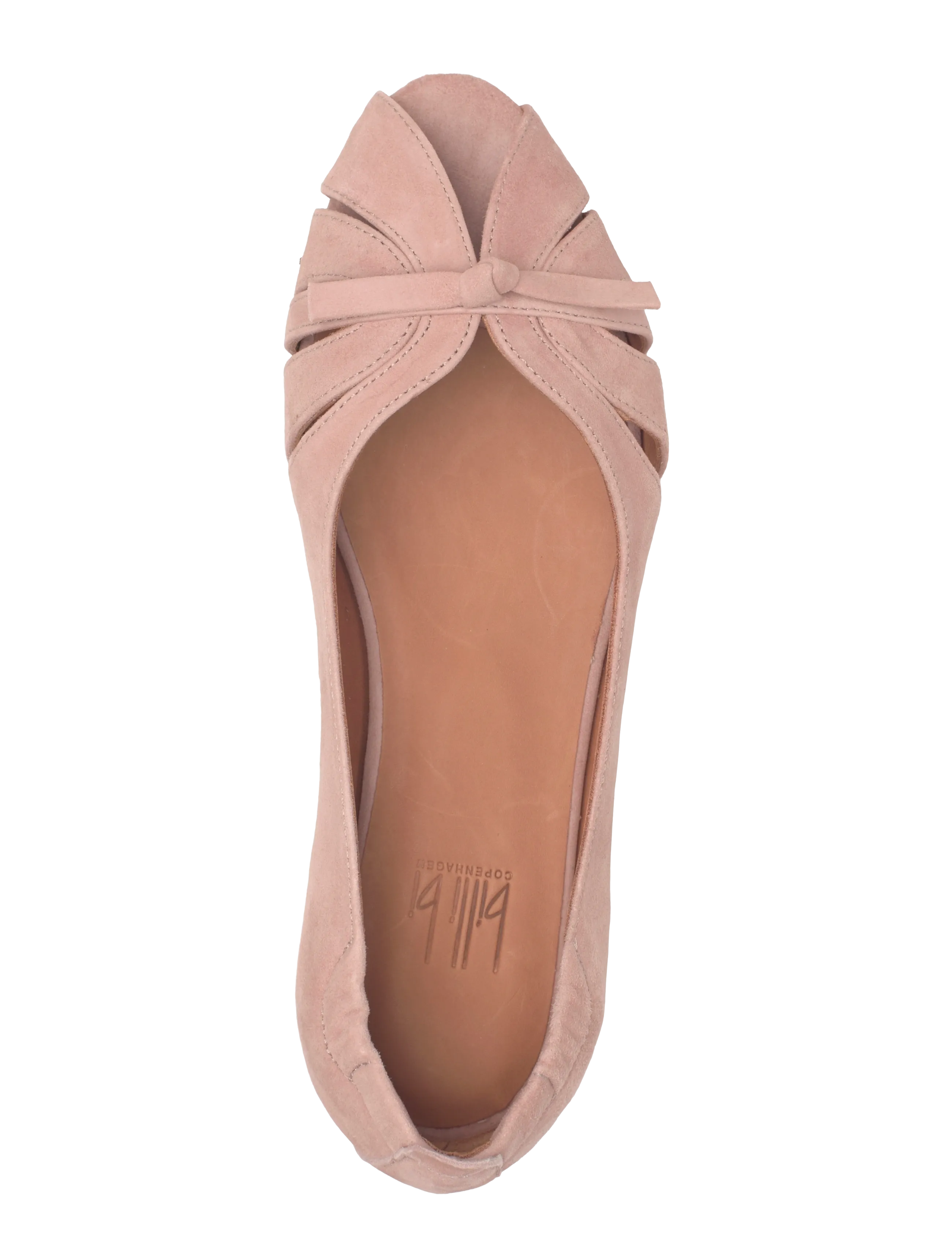 Billi Bi - Ballerina - platta sandaler - dark pink suede - 3