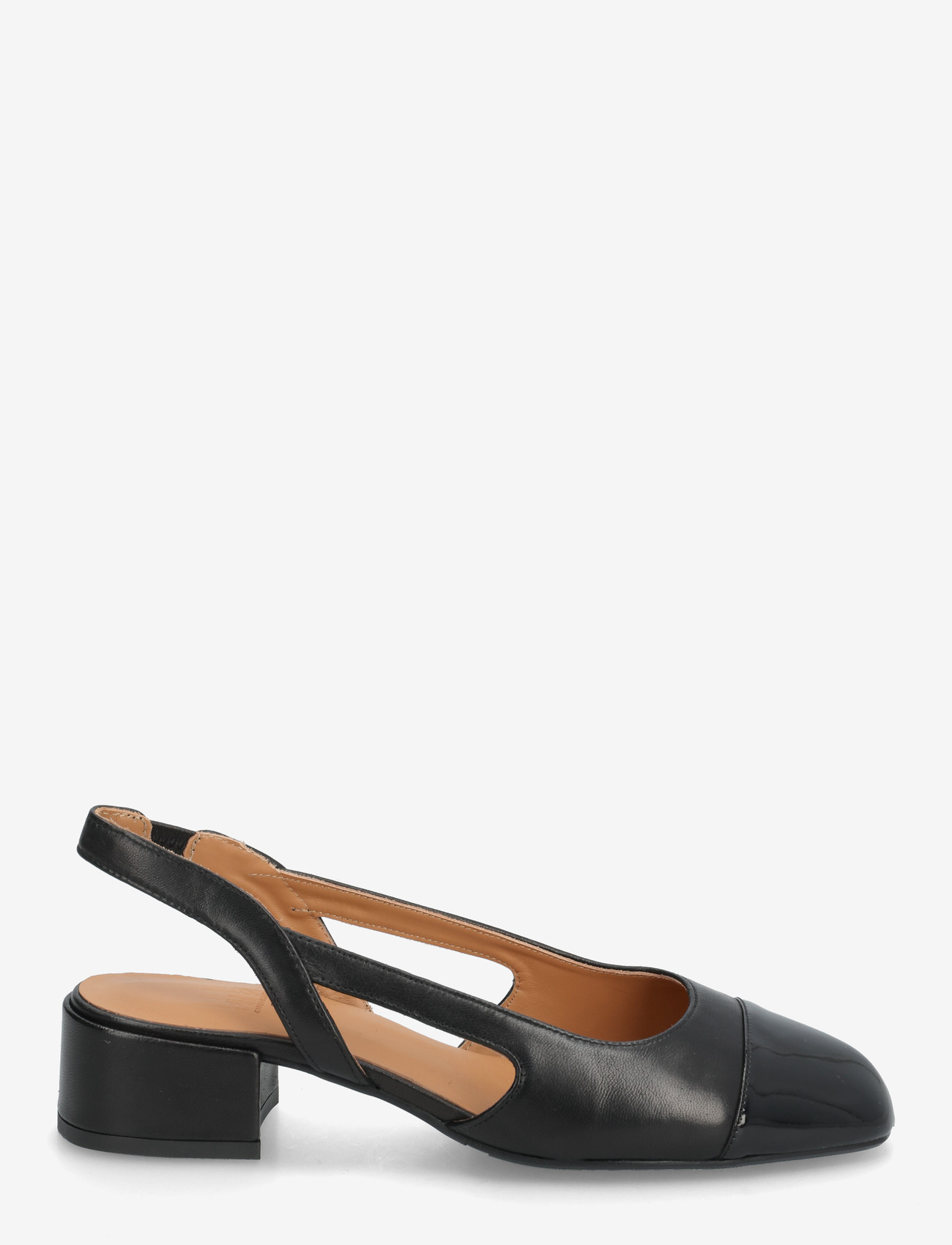 Billi Bi - Sling back - slingbacks med hæle - black patent/black nappa - 1