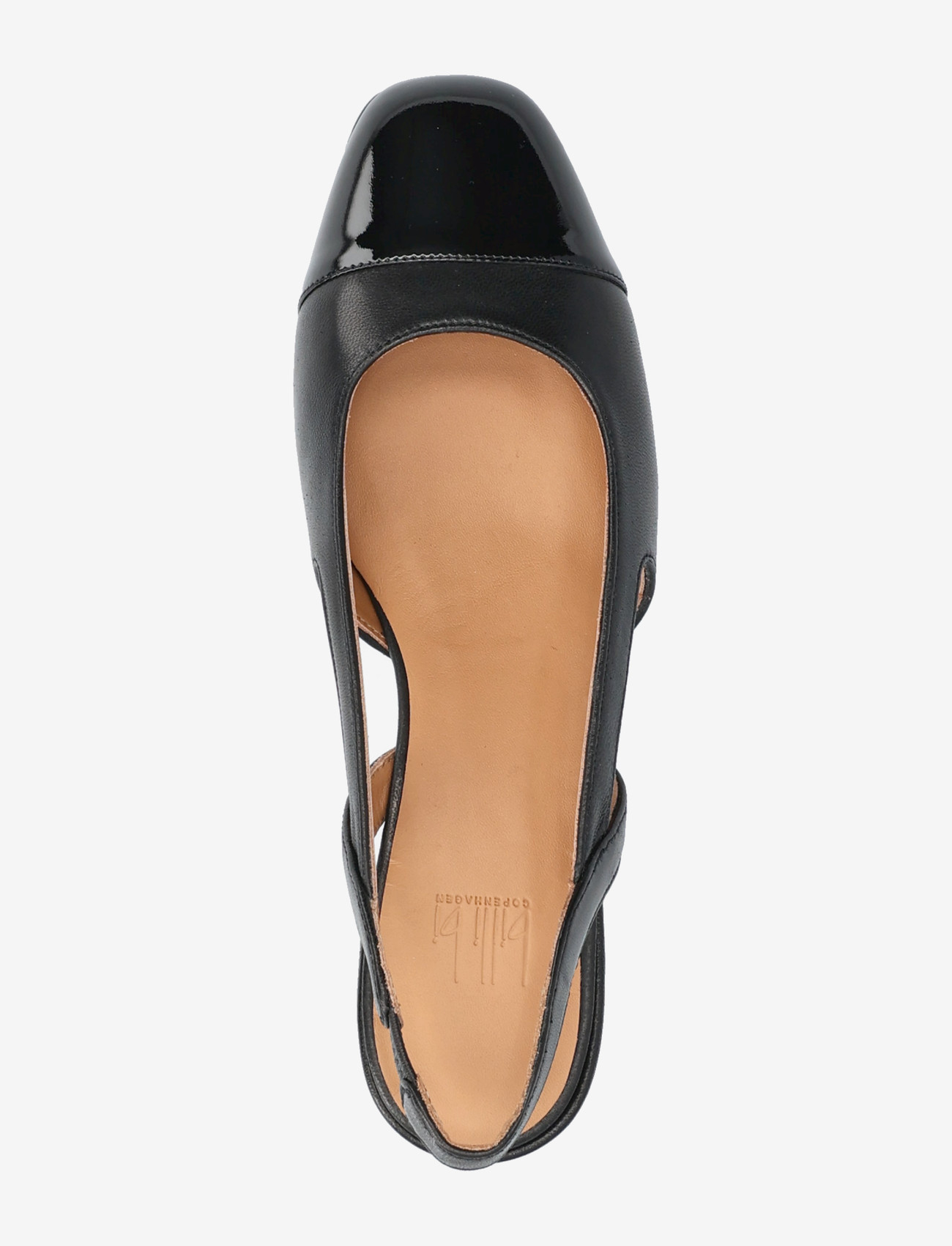Billi Bi - Sling back - slingbacks med hæle - black patent/black nappa - 3