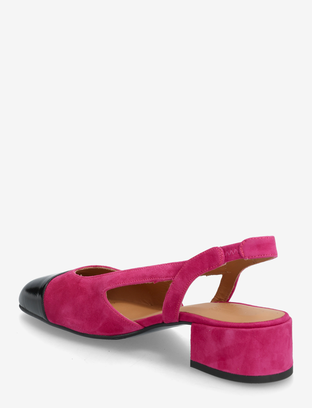 Billi Bi - Sling back - slingbacks mit absatz - black patent/fuxia suede - 2