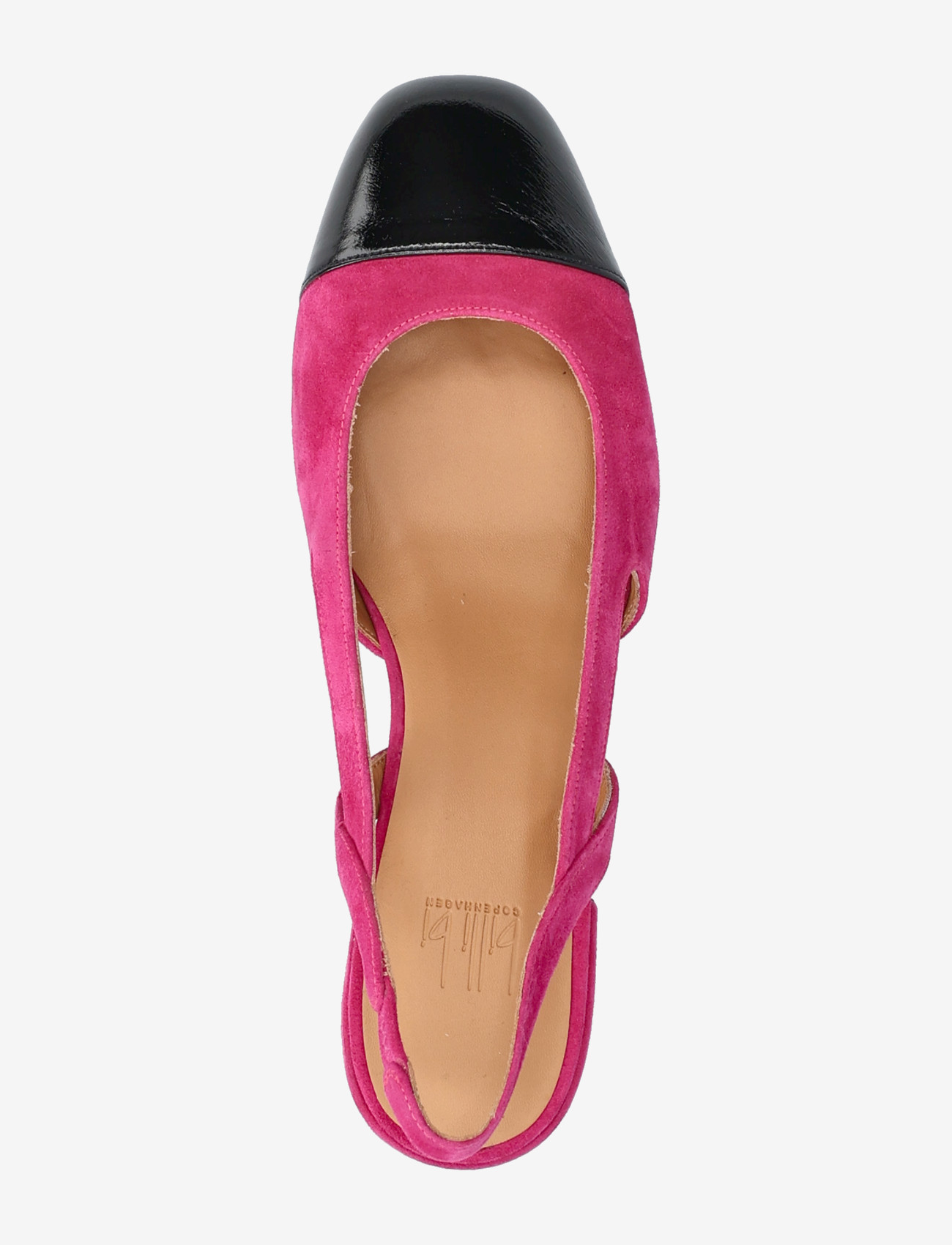Billi Bi - Sling back - slingbacks mit absatz - black patent/fuxia suede - 3