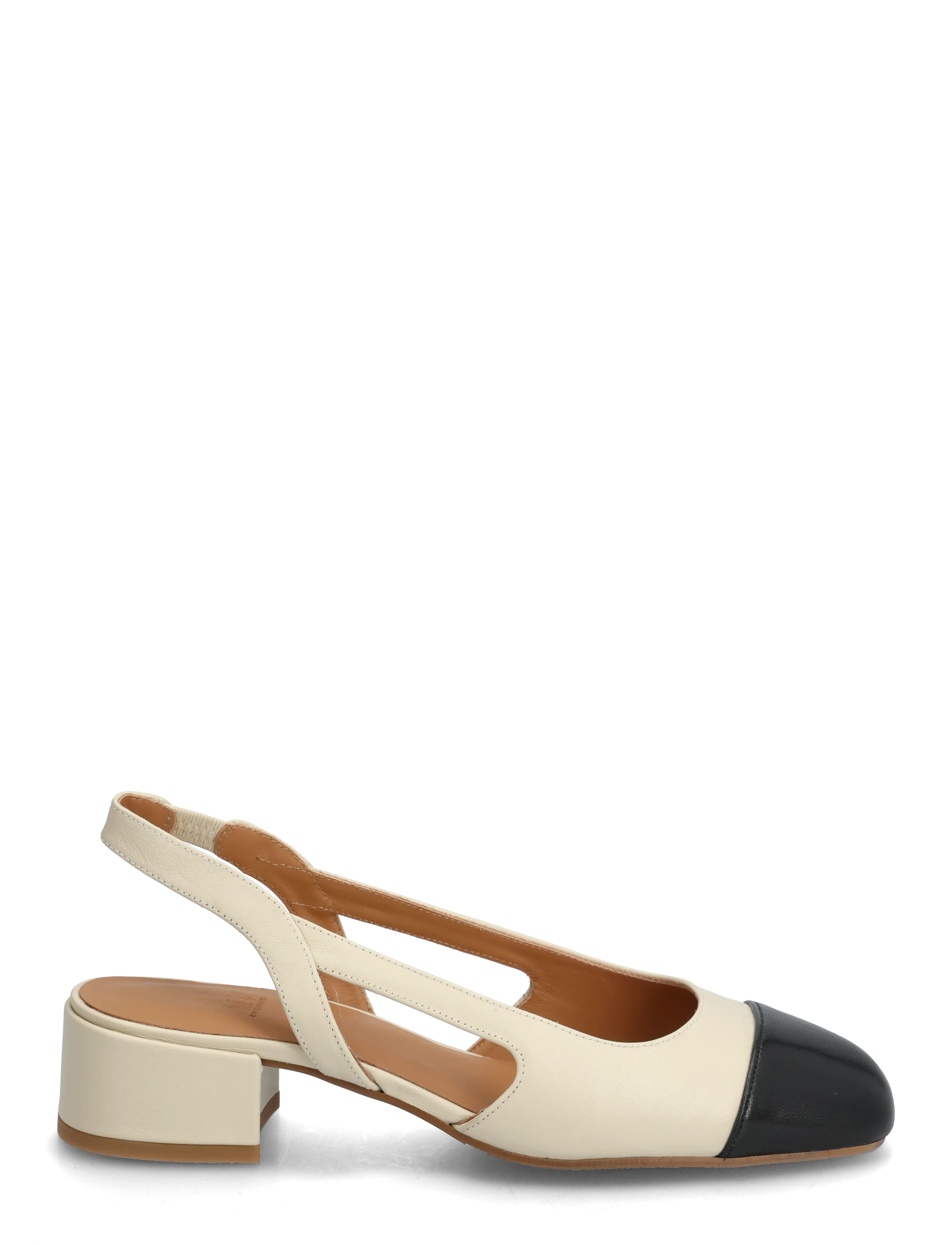 Billi Bi - Sling back - kontsaga slingback-kingad - black nappa /off white - 1