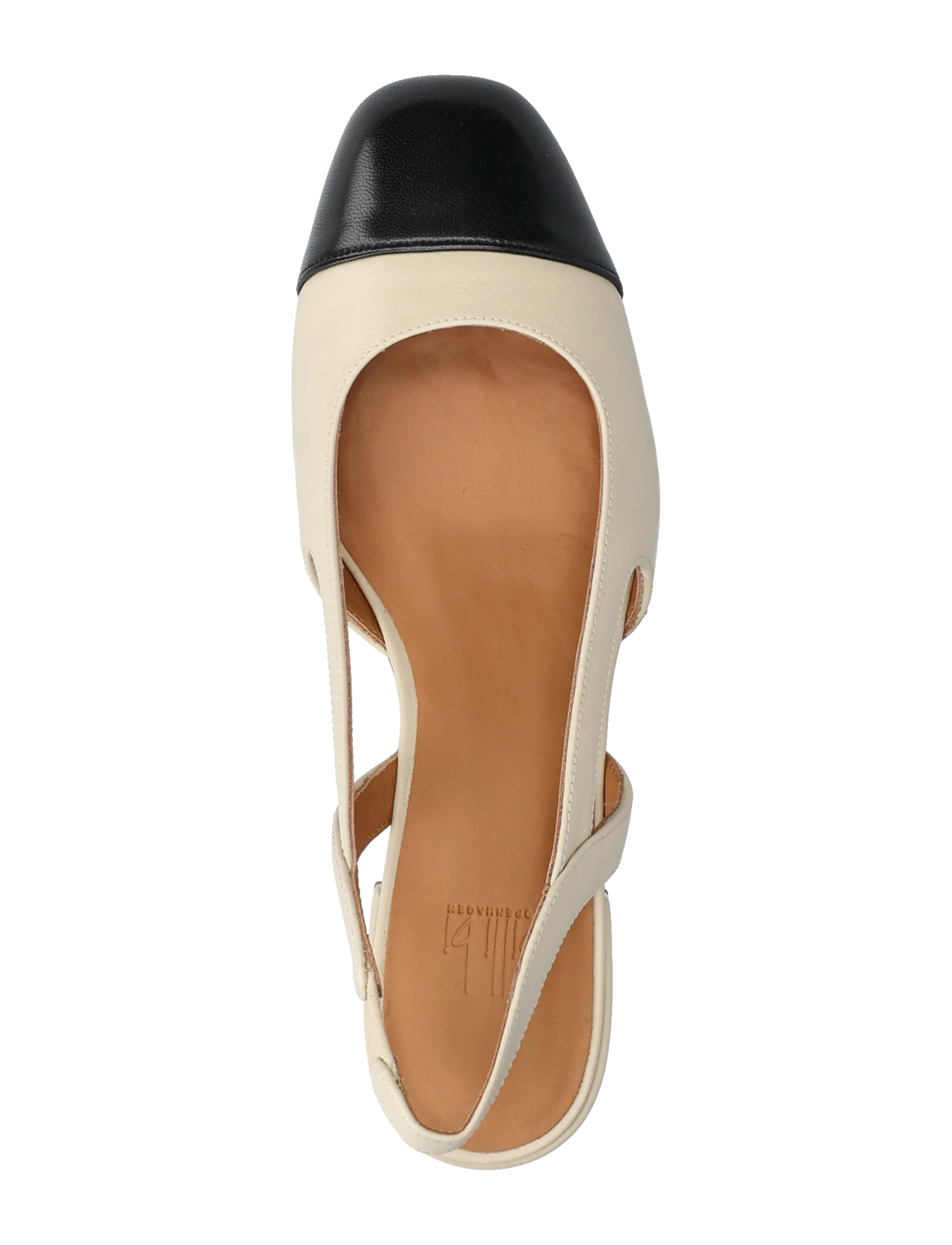 Billi Bi - Sling back - kontsaga slingback-kingad - black nappa /off white - 3