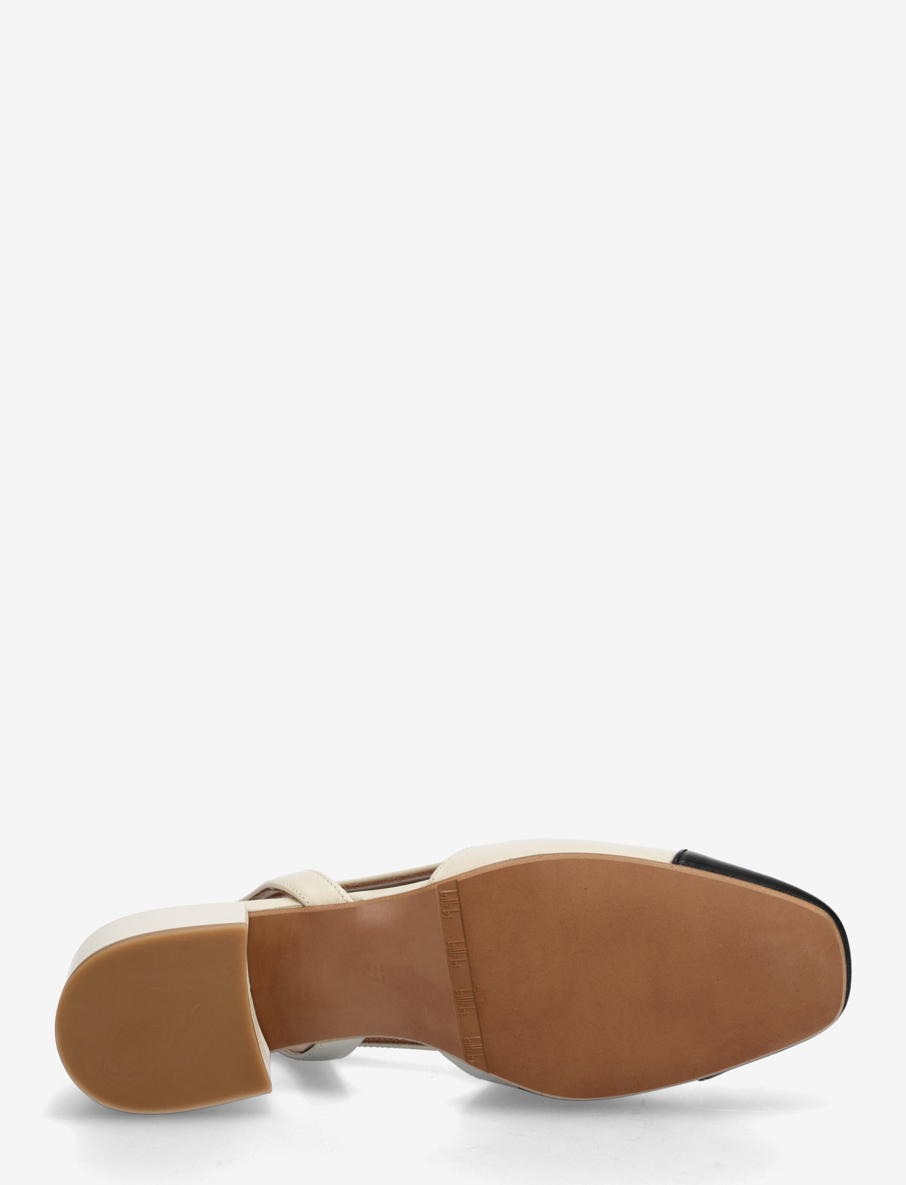 Billi Bi - Sling back - slingbacks mit absatz - black nappa /off white - 4