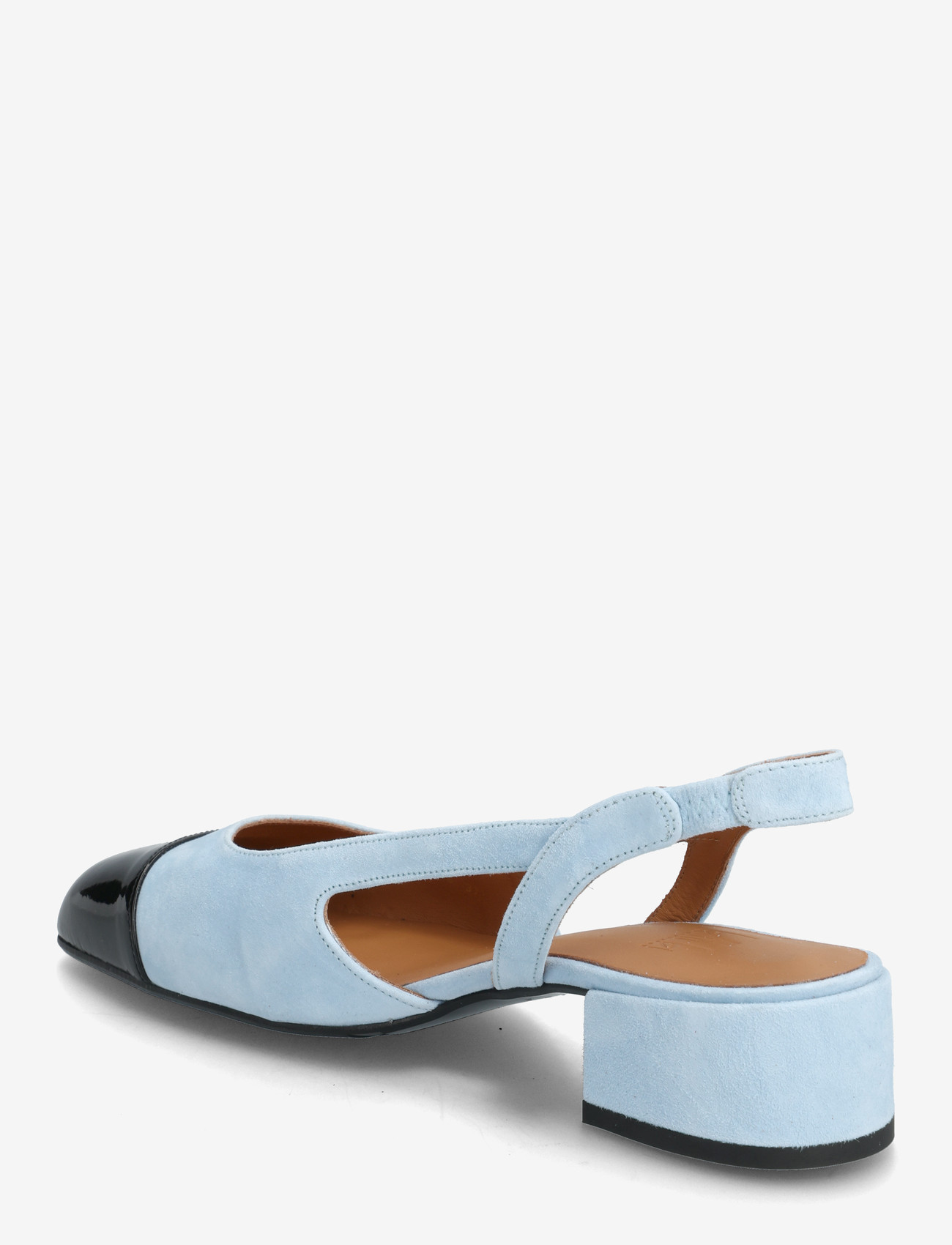 Billi Bi - Sling back - slingbacks med hæle - black patent/ blue suede - 2