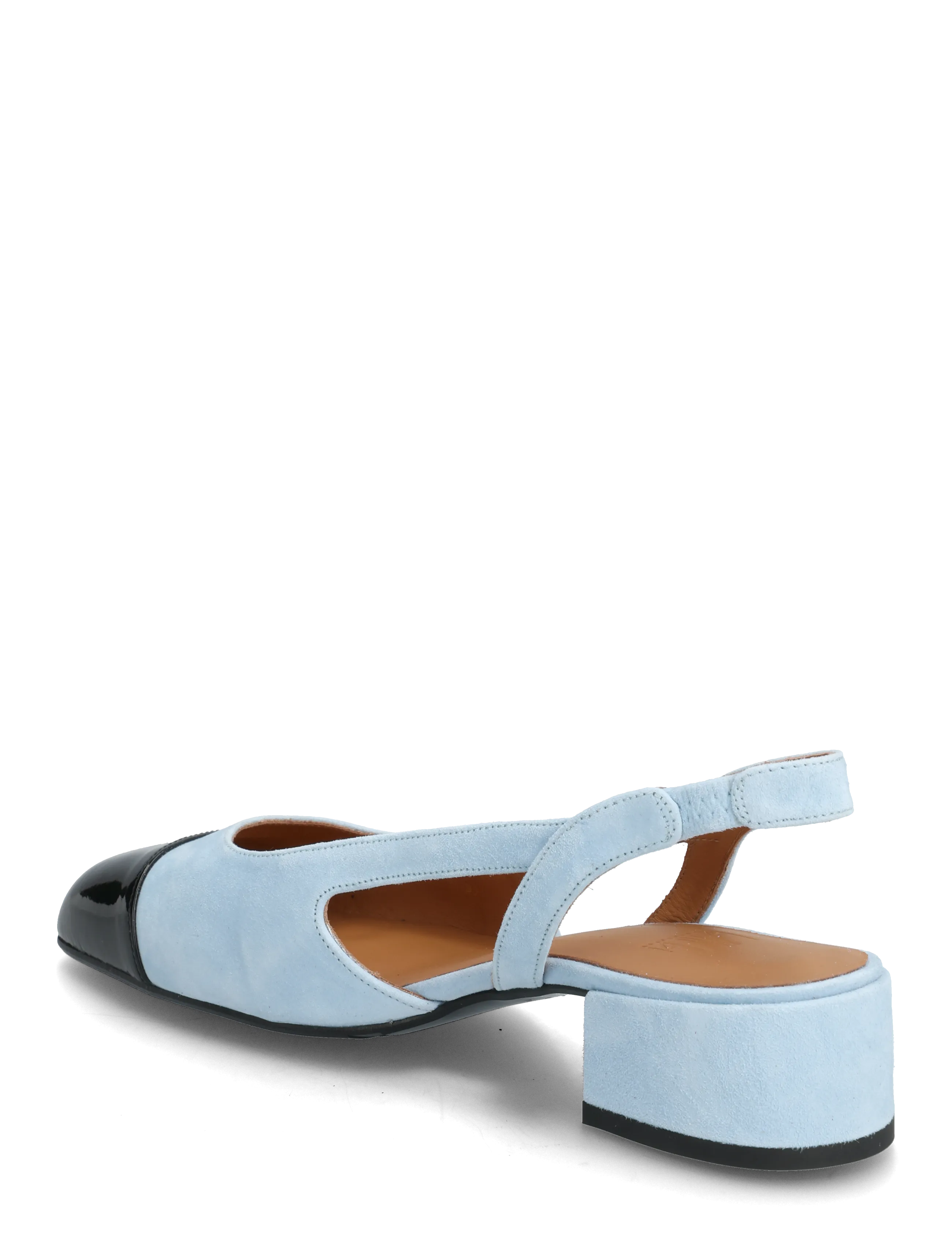 Billi Bi - Sling back - högklackade slingbacks - black patent/ blue suede - 2