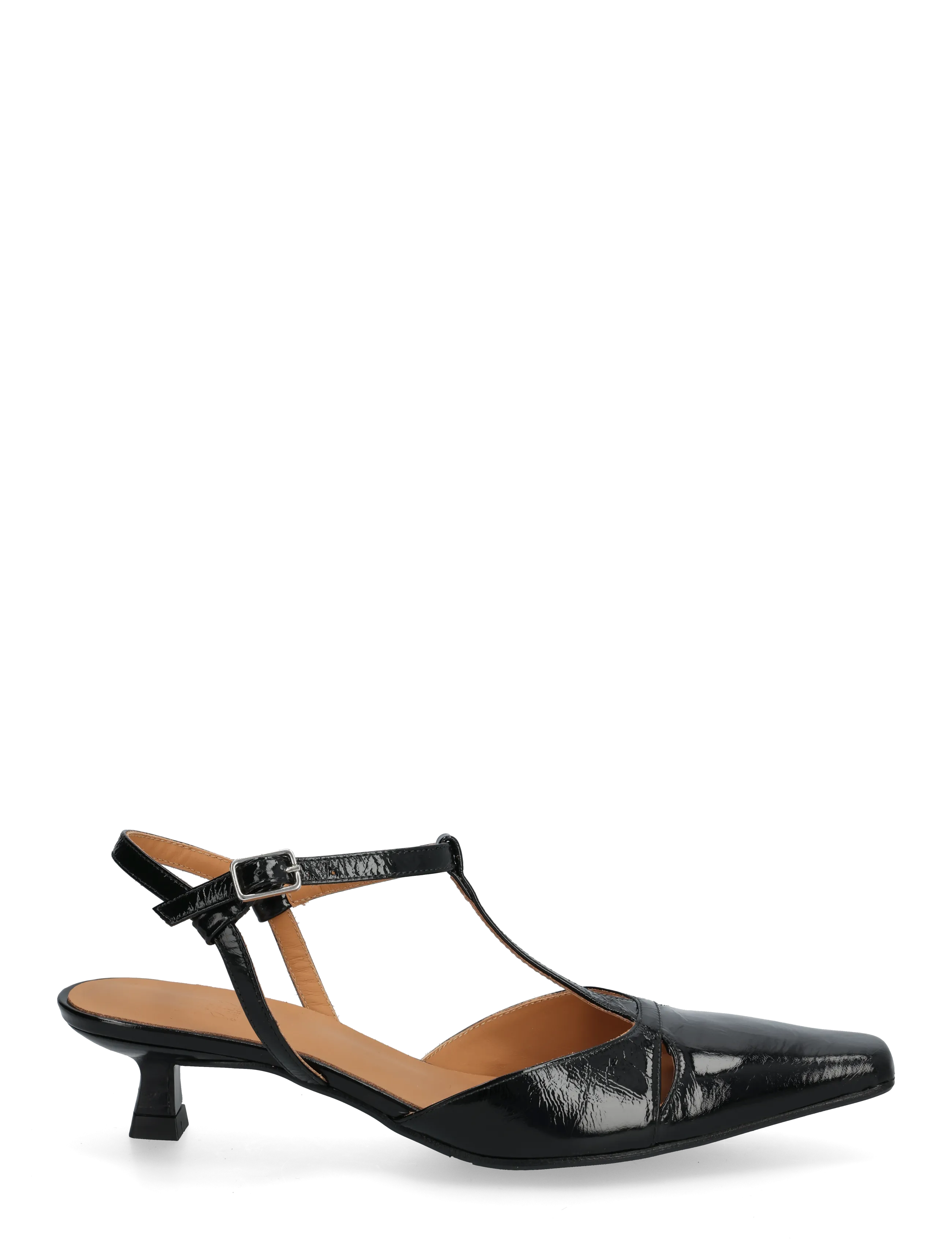 Billi Bi - Sling back - högklackade slingbacks - black naplack - 1