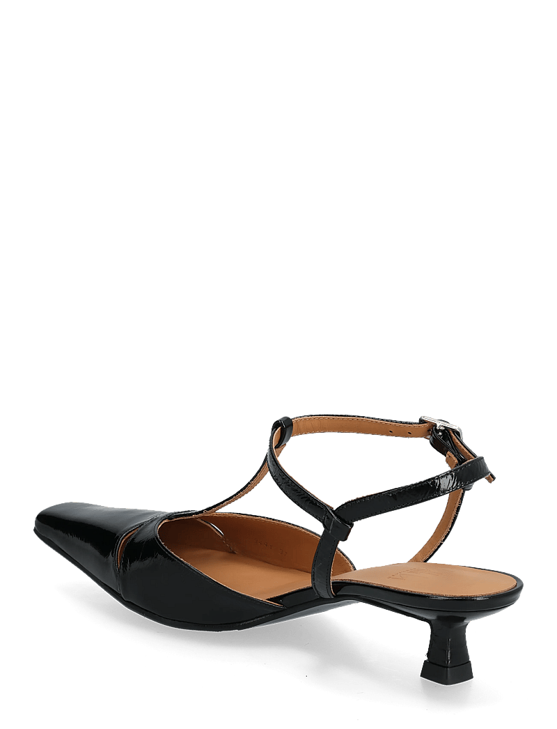 Billi Bi - Sling back - slingbacks mit absatz - black naplack - 2