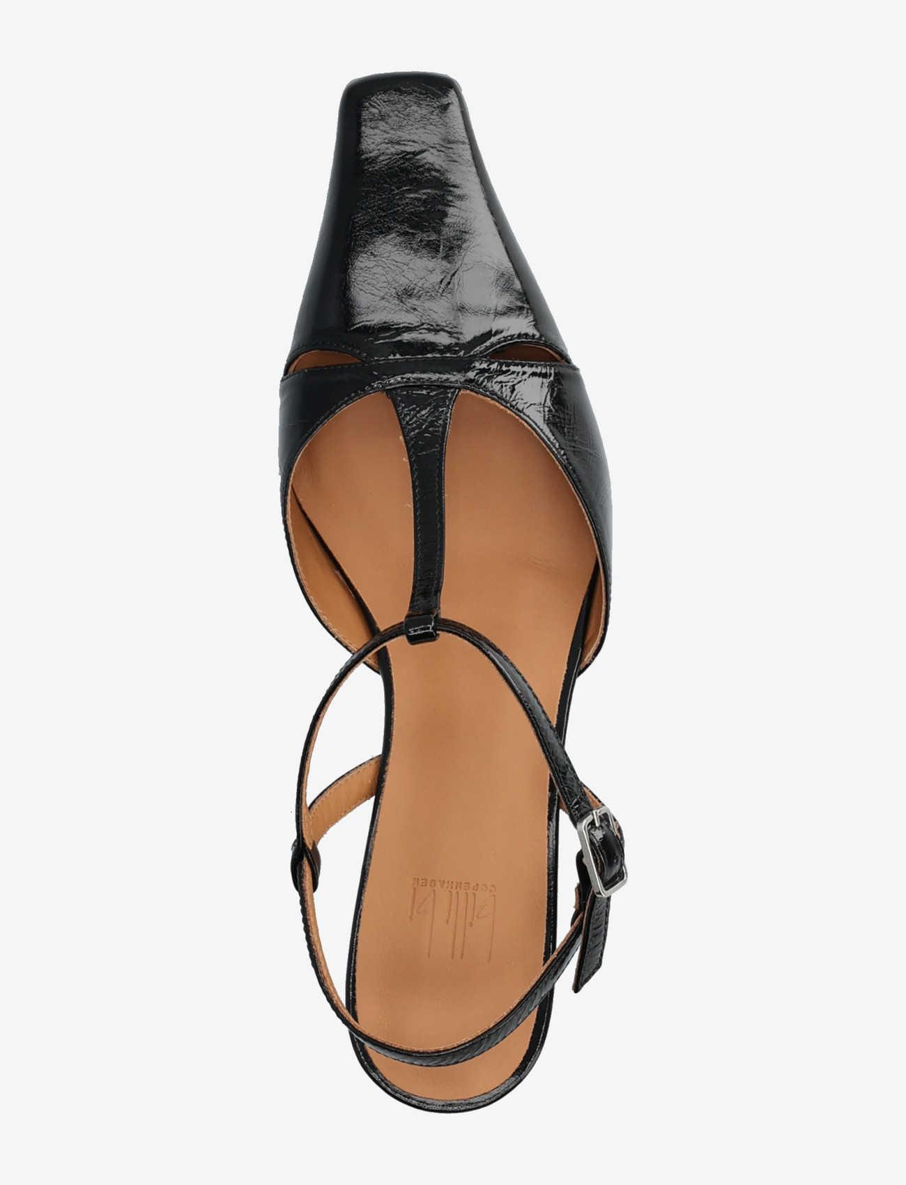 Billi Bi - Sling back - slingbacks mit absatz - black naplack - 3