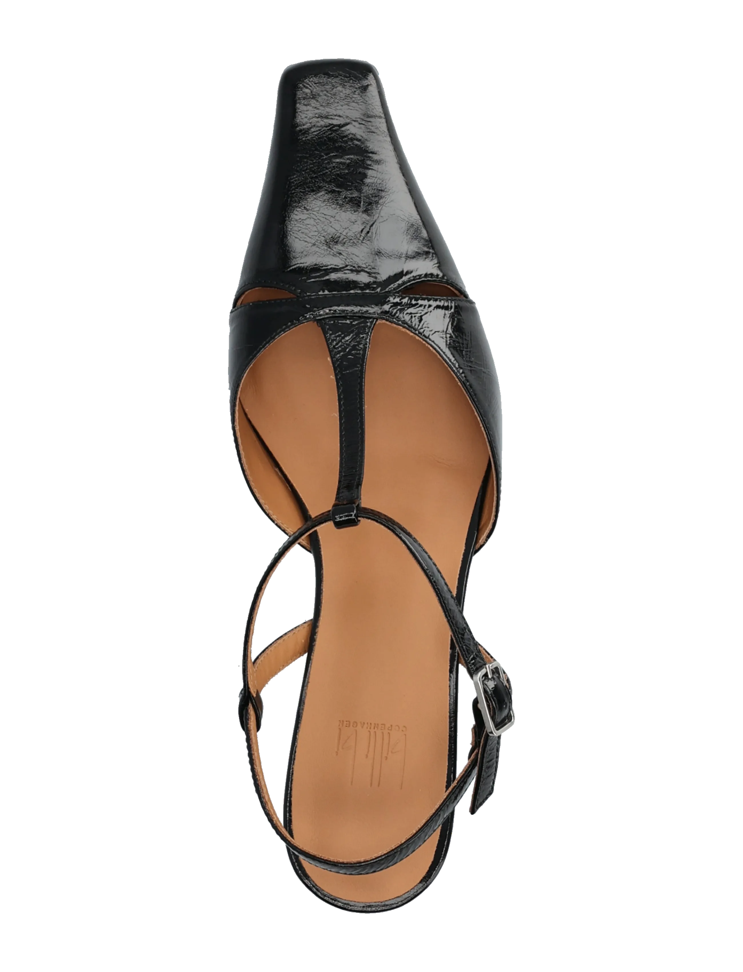 Billi Bi - Sling back - högklackade slingbacks - black naplack - 3