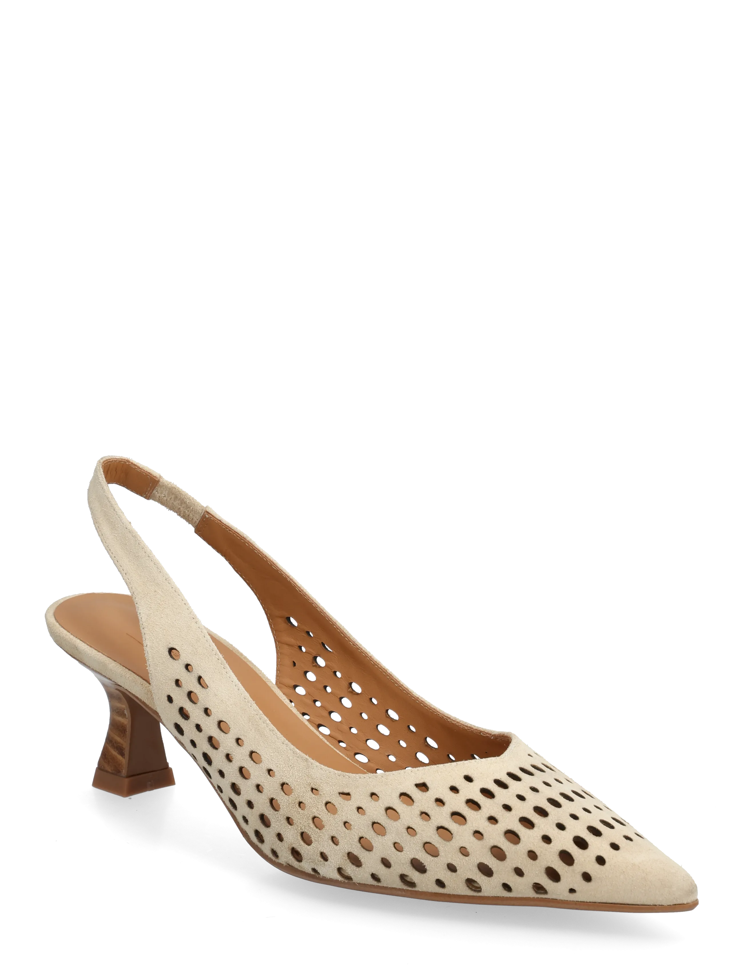 Billi Bi Sling Back, 36, Beige, Hæle > Pumps, Dame