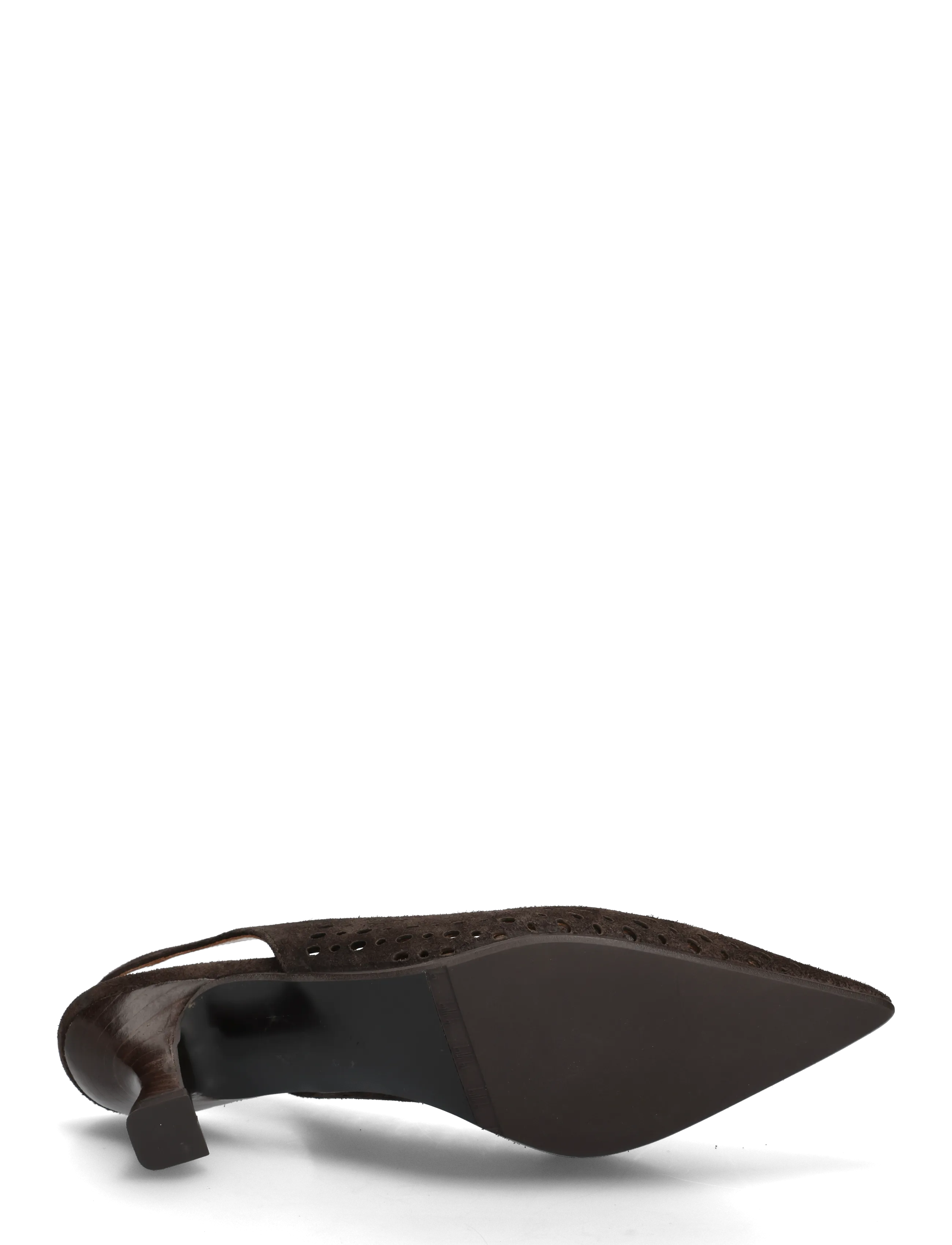 Billi Bi - Sling back - pantofle bez pięty na obcasie - t.moro delicious suede - 4