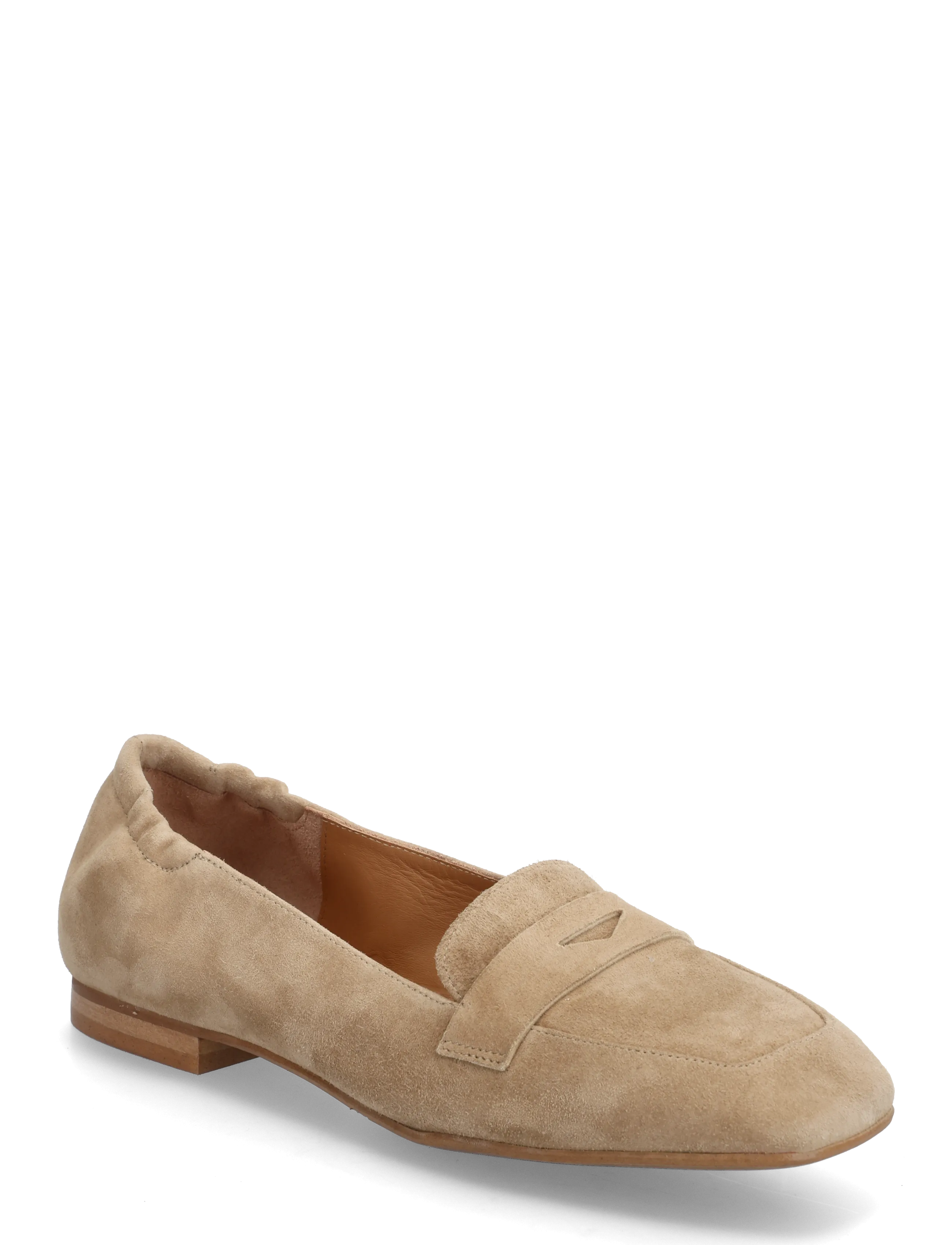 Billi Bi Shoes, Kvinder, Ruskind Loafers, Beige, Str: 36