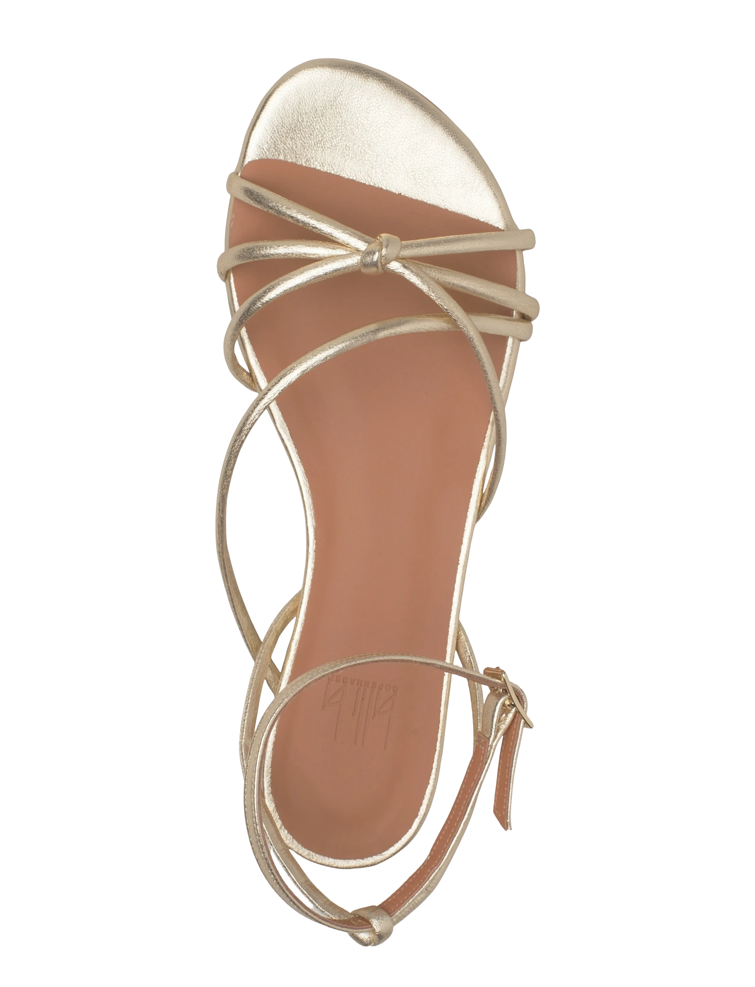 Billi Bi - Sandals - kontsata sandaalid - gold nappa - 3