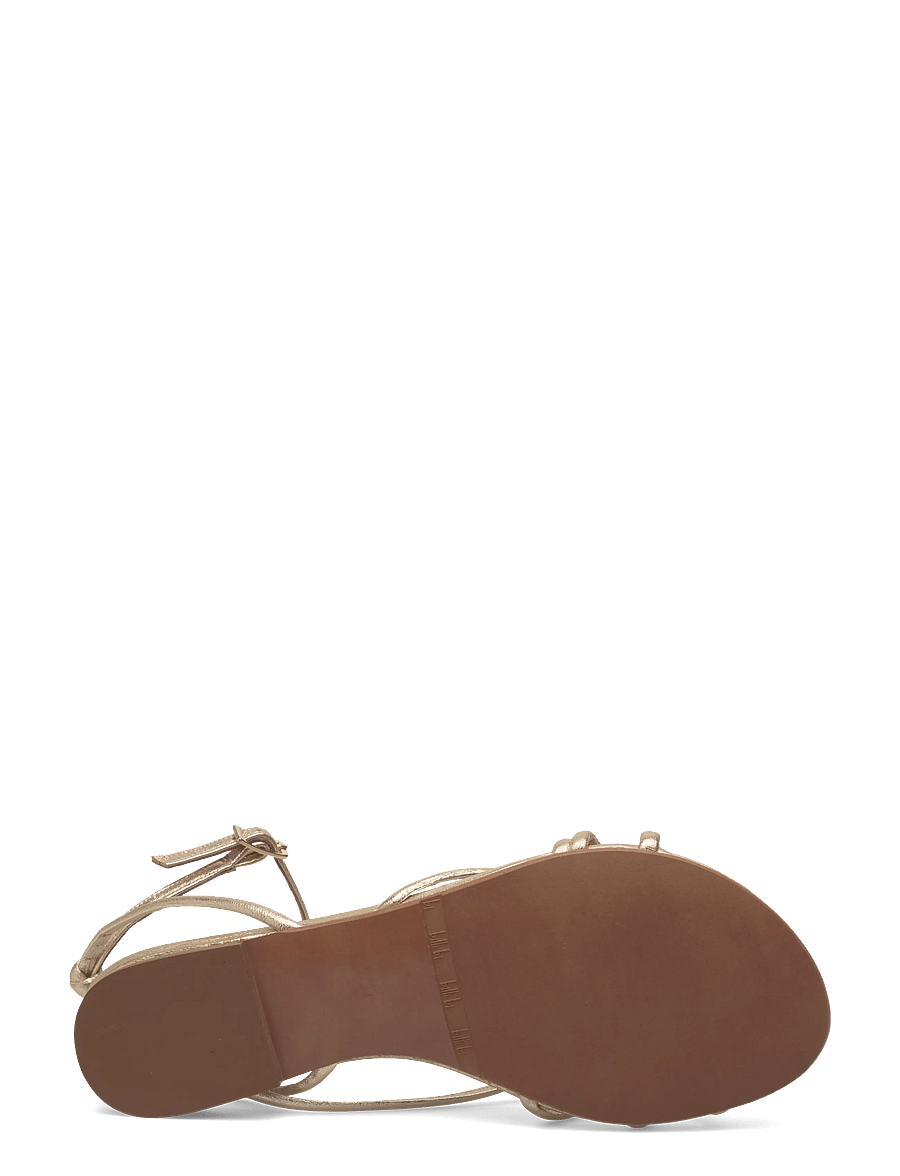 Billi Bi - Sandals - flache sandalen - gold nappa - 4