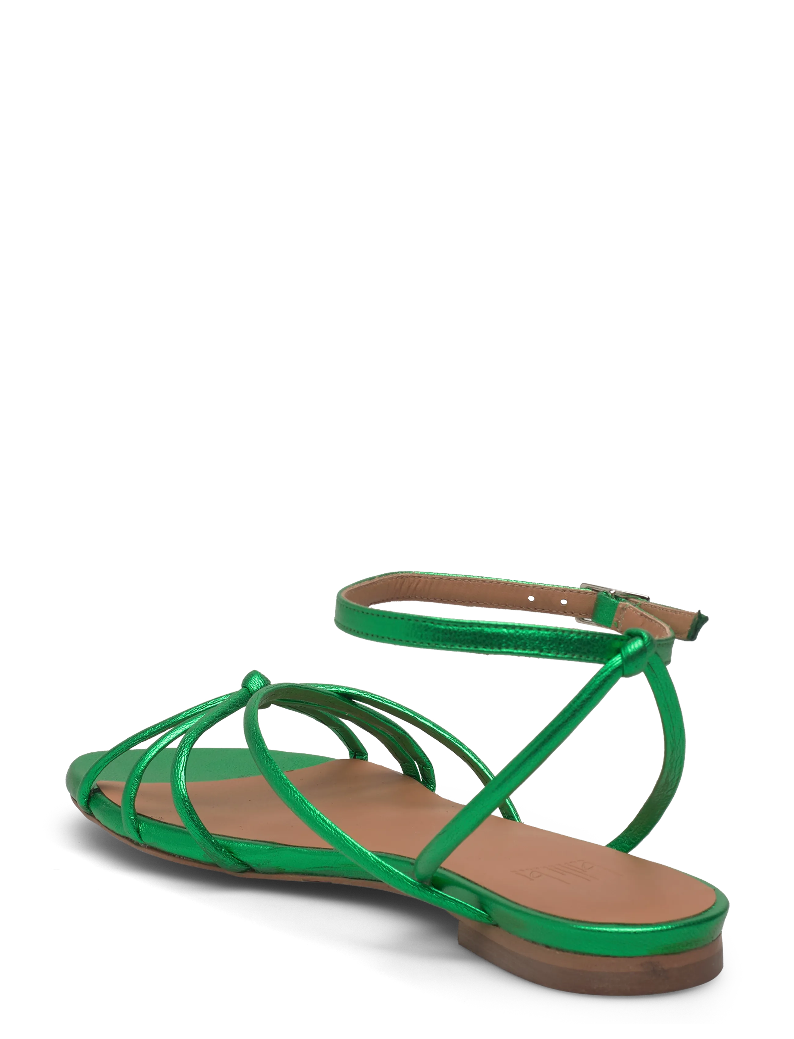 Billi Bi - Sandals - flache sandalen - green metallic - 2