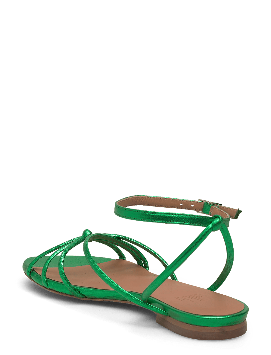 Billi Bi - Sandals - flache sandalen - green metallic - 2