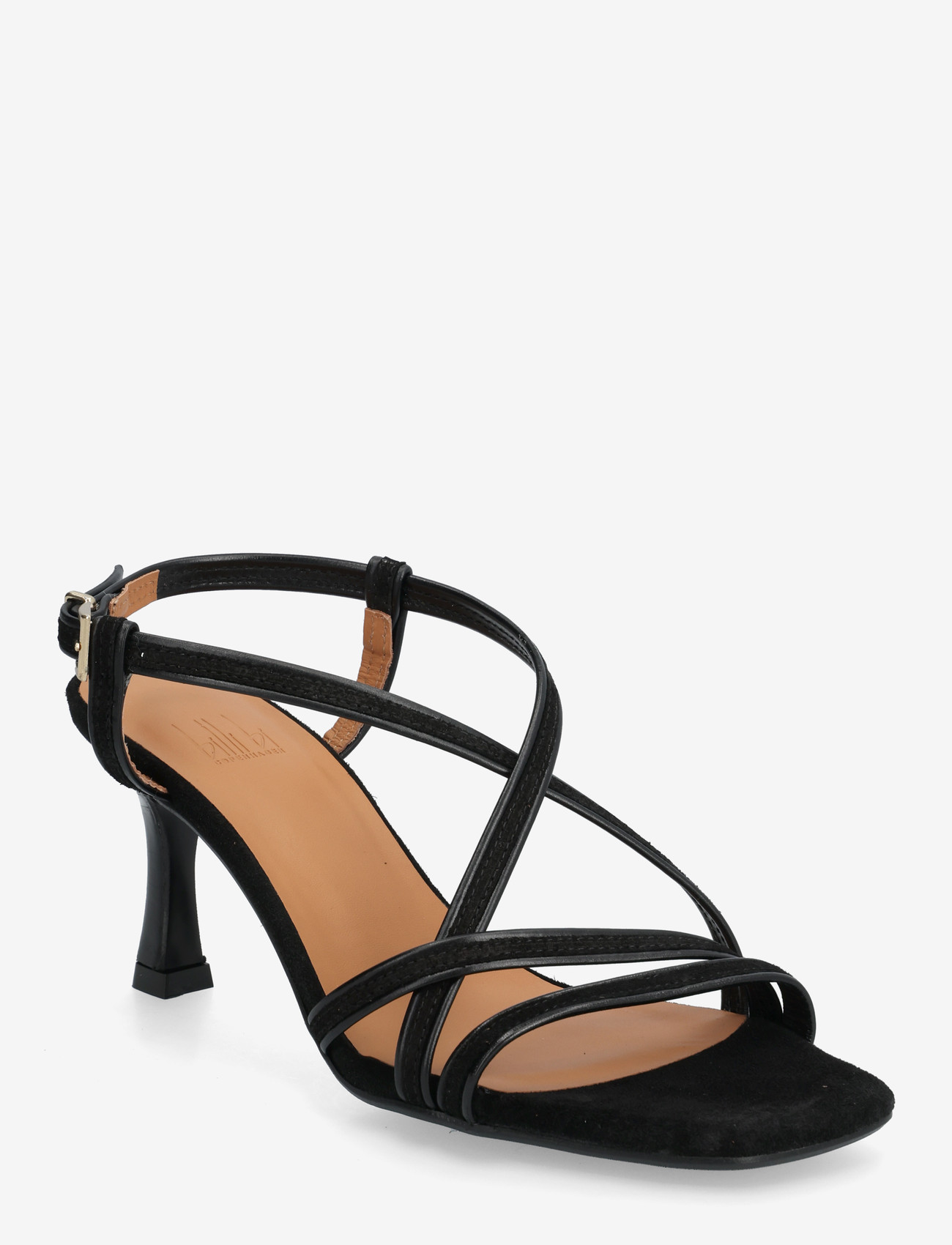 Billi Bi - Heeled sandals - sandaletter - black babysilk suede - 0