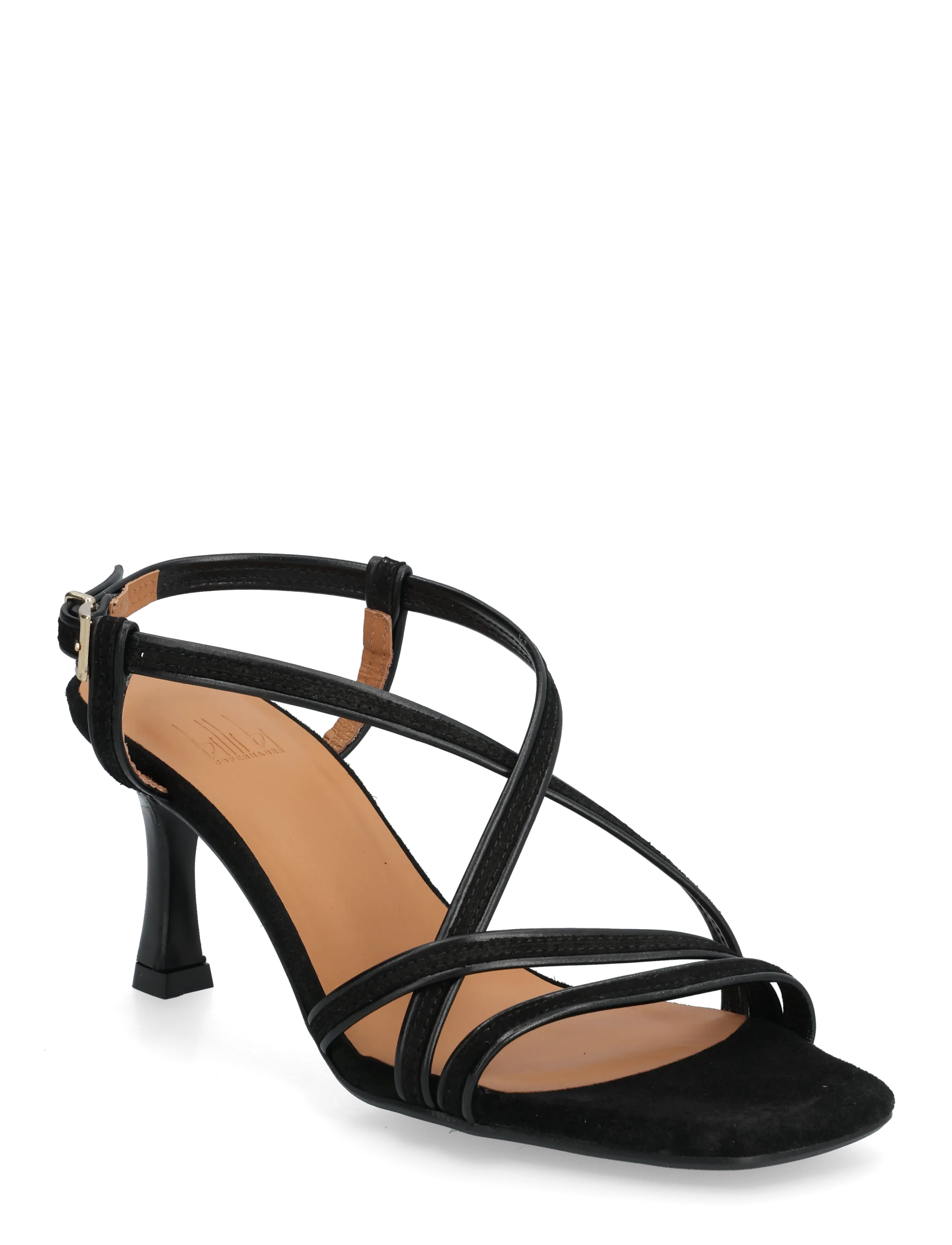 Billi Bi Heeled sandals - Sandaler - BLACK BABYSILK SUEDE / black