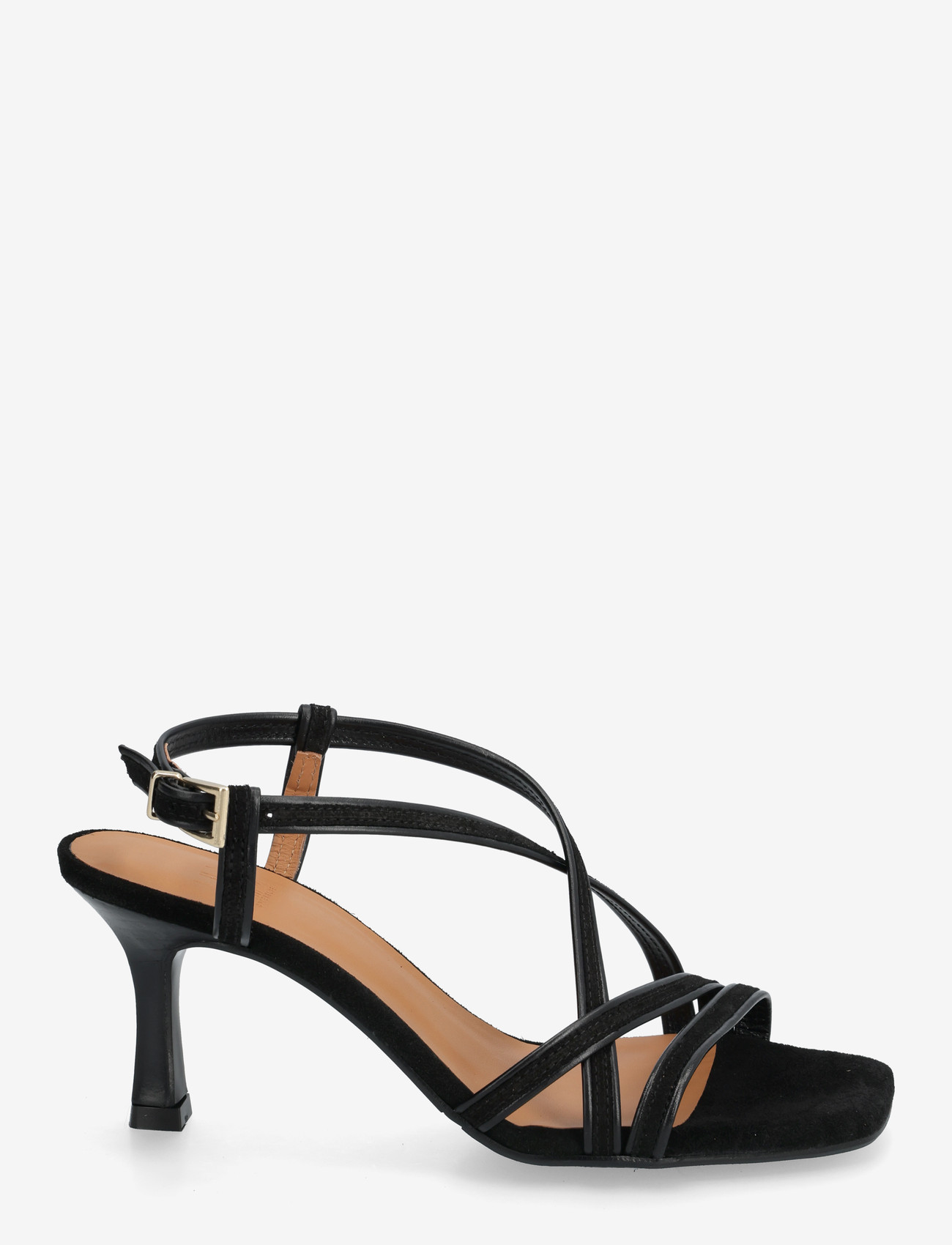 Billi Bi - Heeled sandals - sandaletter - black babysilk suede - 1