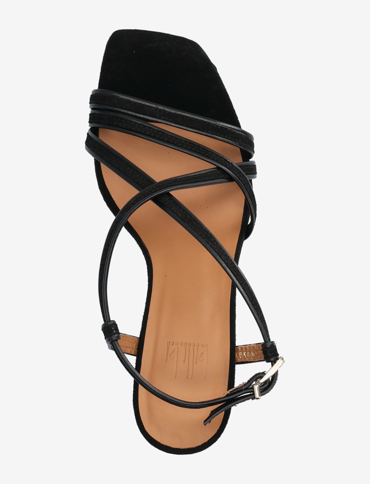 Billi Bi - Heeled sandals - sandaletter - black babysilk suede - 3