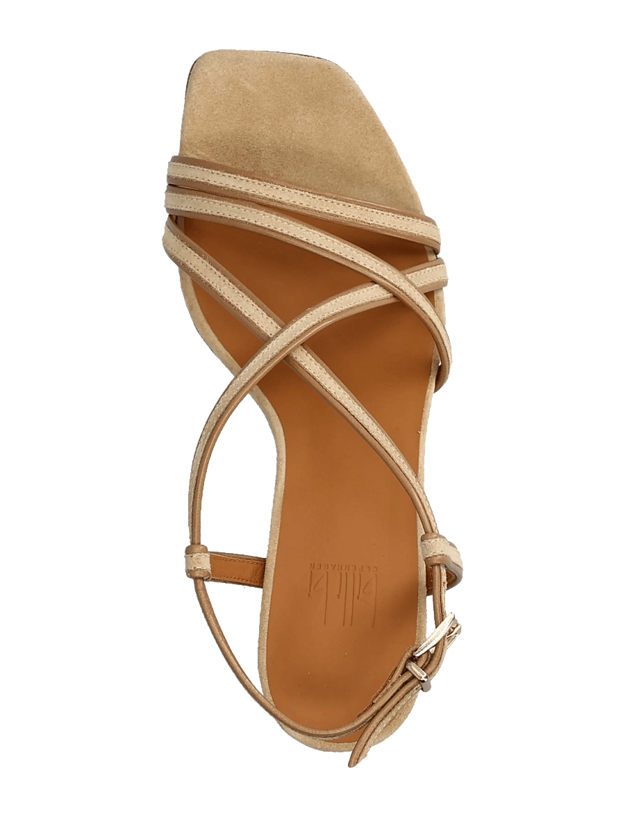 Billi Bi - Heeled sandals - sandaletten - chameau babysilk suede - 3