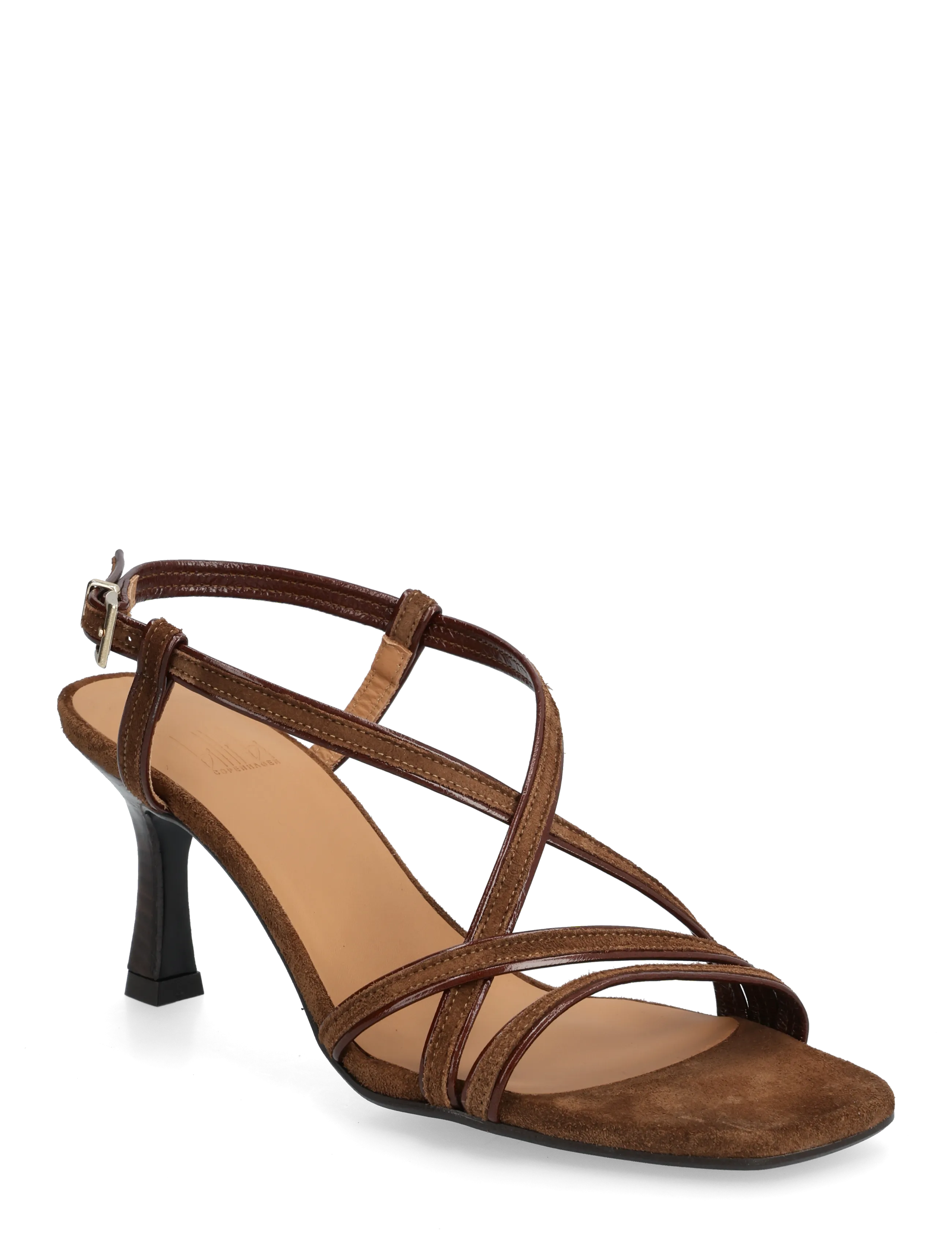 Billi Bi Heeled sandals - Vardagsstil - CUBANO BABYSILK SUEDE / brown