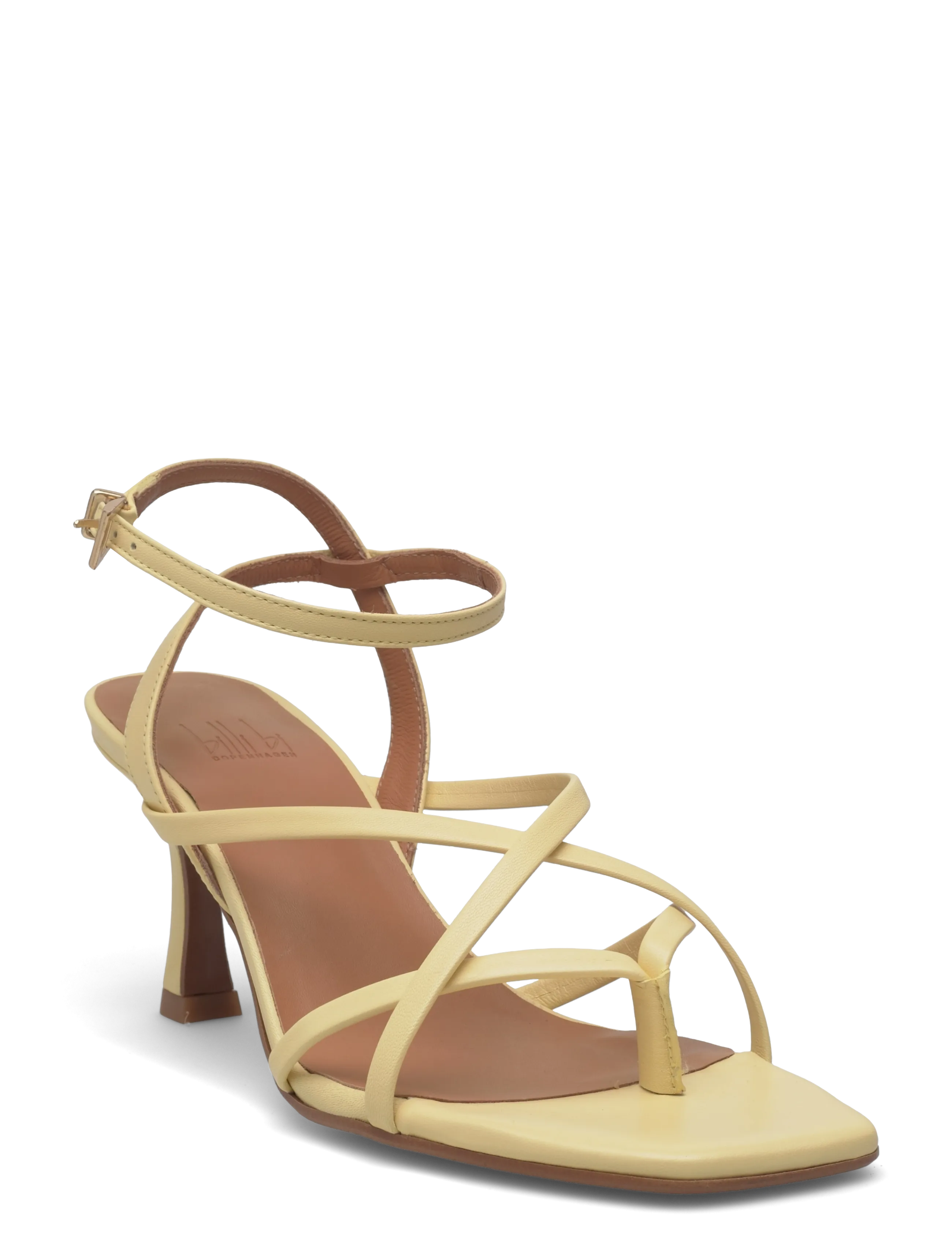 Billi Bi Heeled Sandals, 39, Yellow, Hæle > Sandaler Med Hæl, Dame