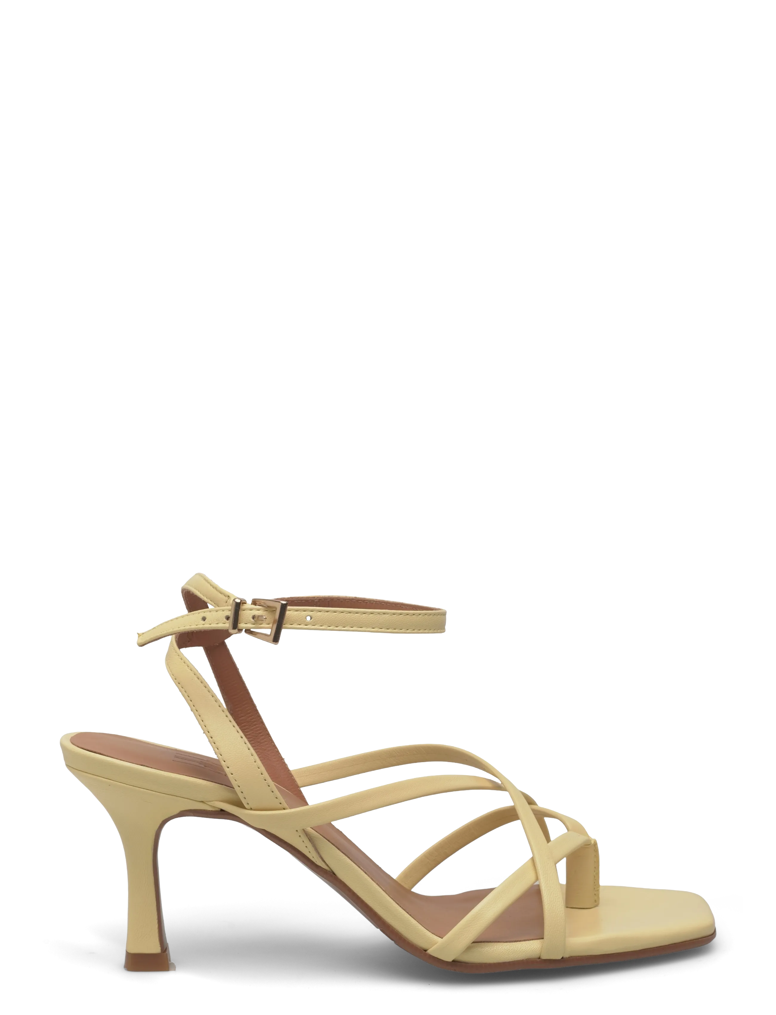 Billi Bi - Heeled sandals - sandaletten - buttermilk nappa - 1