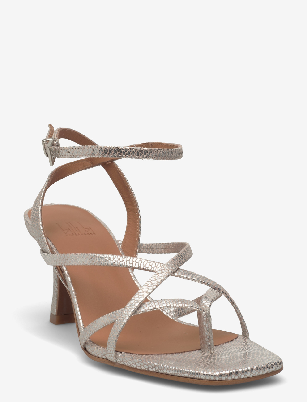 Billi Bi - Heeled sandals - lahtised kontsakingad - champagne metallic - 0