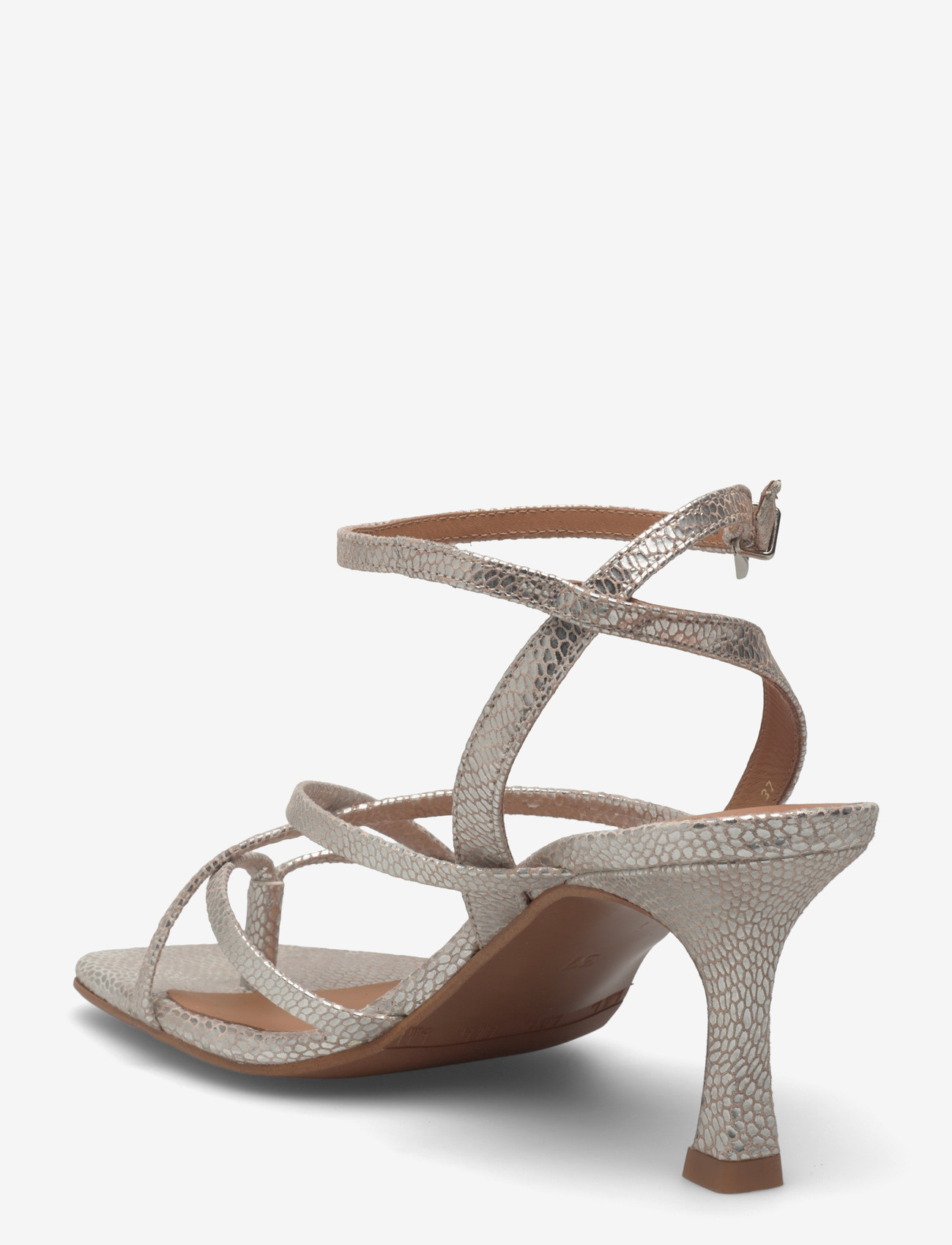 Billi Bi - Heeled sandals - lahtised kontsakingad - champagne metallic - 2