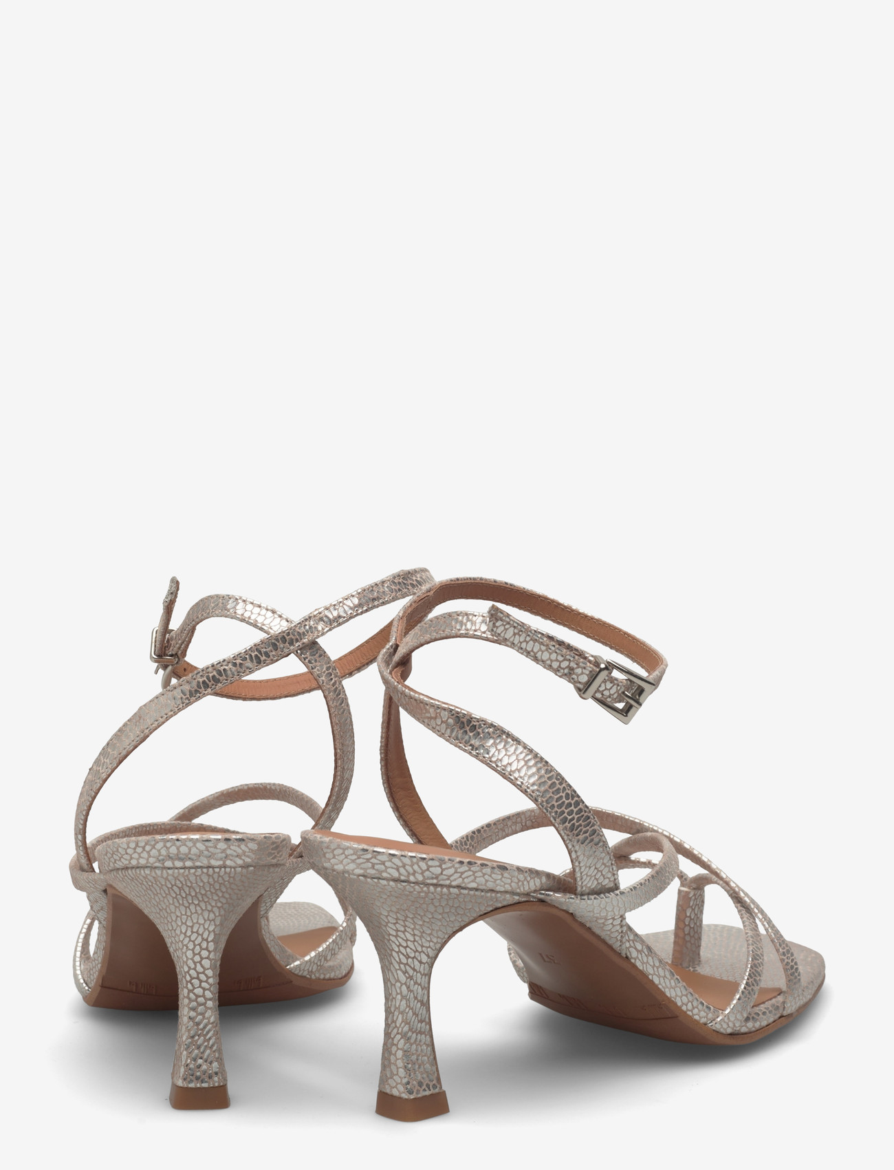 Billi Bi - Heeled sandals - lahtised kontsakingad - champagne metallic - 4