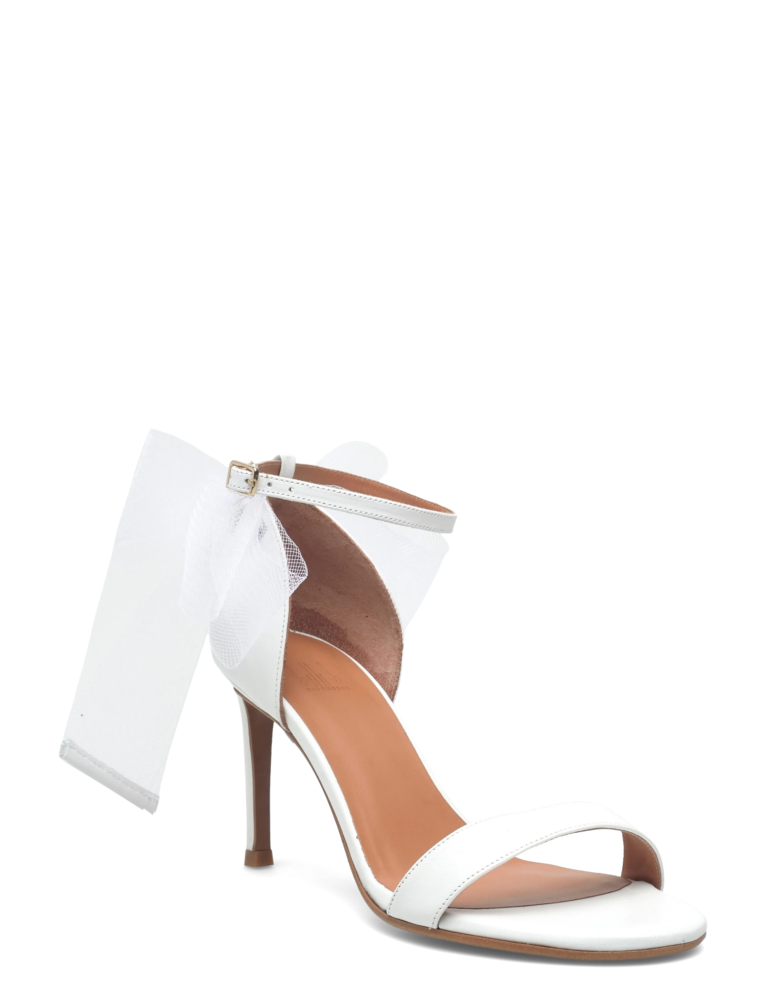 Billi Bi Heeled sandals - Nyheter - WHITE NAPPA / white
