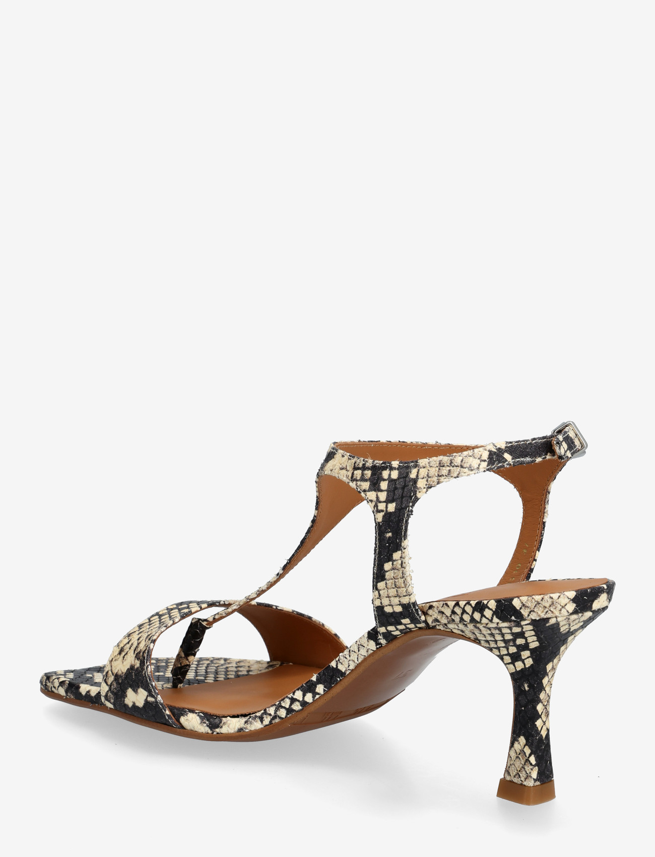Billi Bi - Sandals - sandaler med hæl - off white medina snake - 2