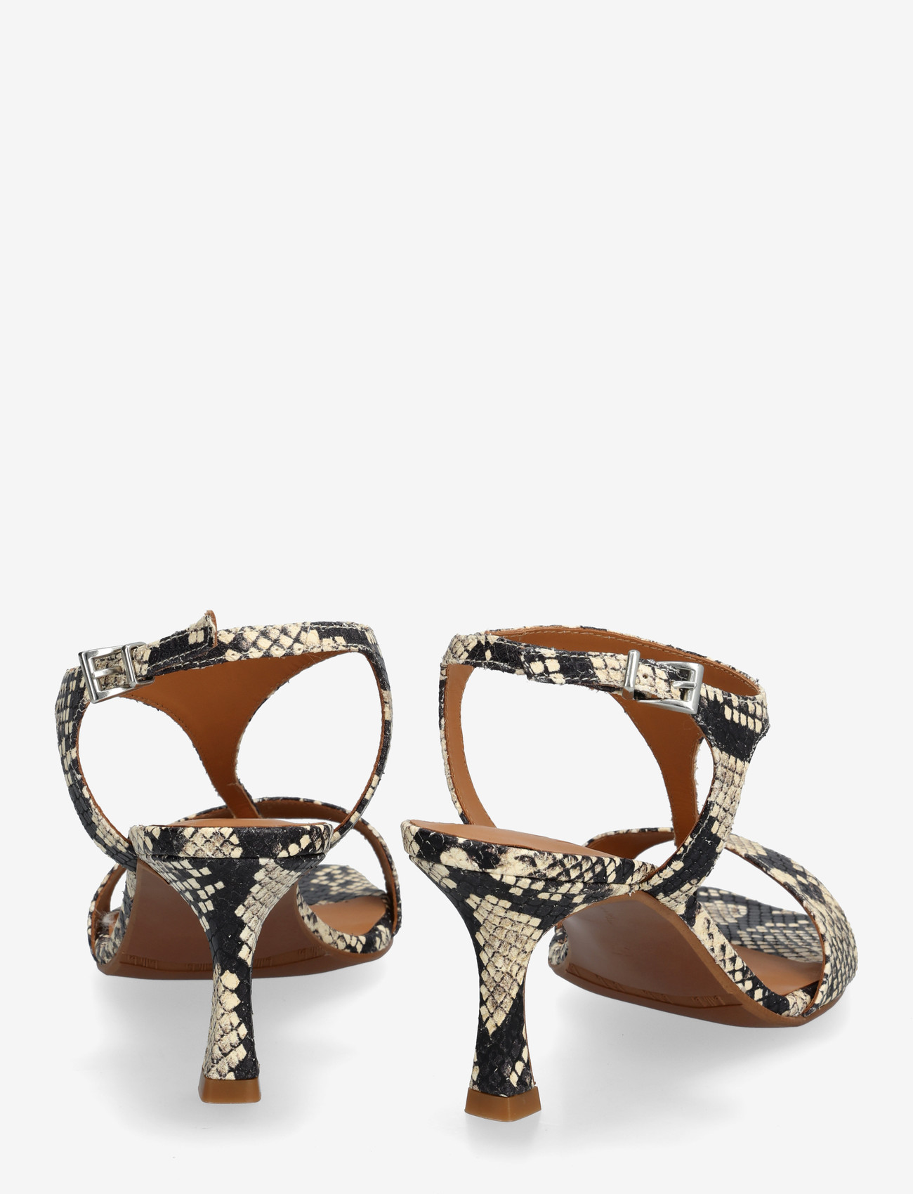 Billi Bi - Sandals - sandaler med hæl - off white medina snake - 4