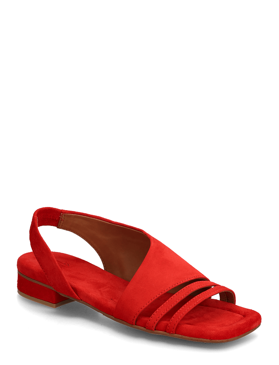 Billi Bi - Sandals - flache sandalen - red suede - 0