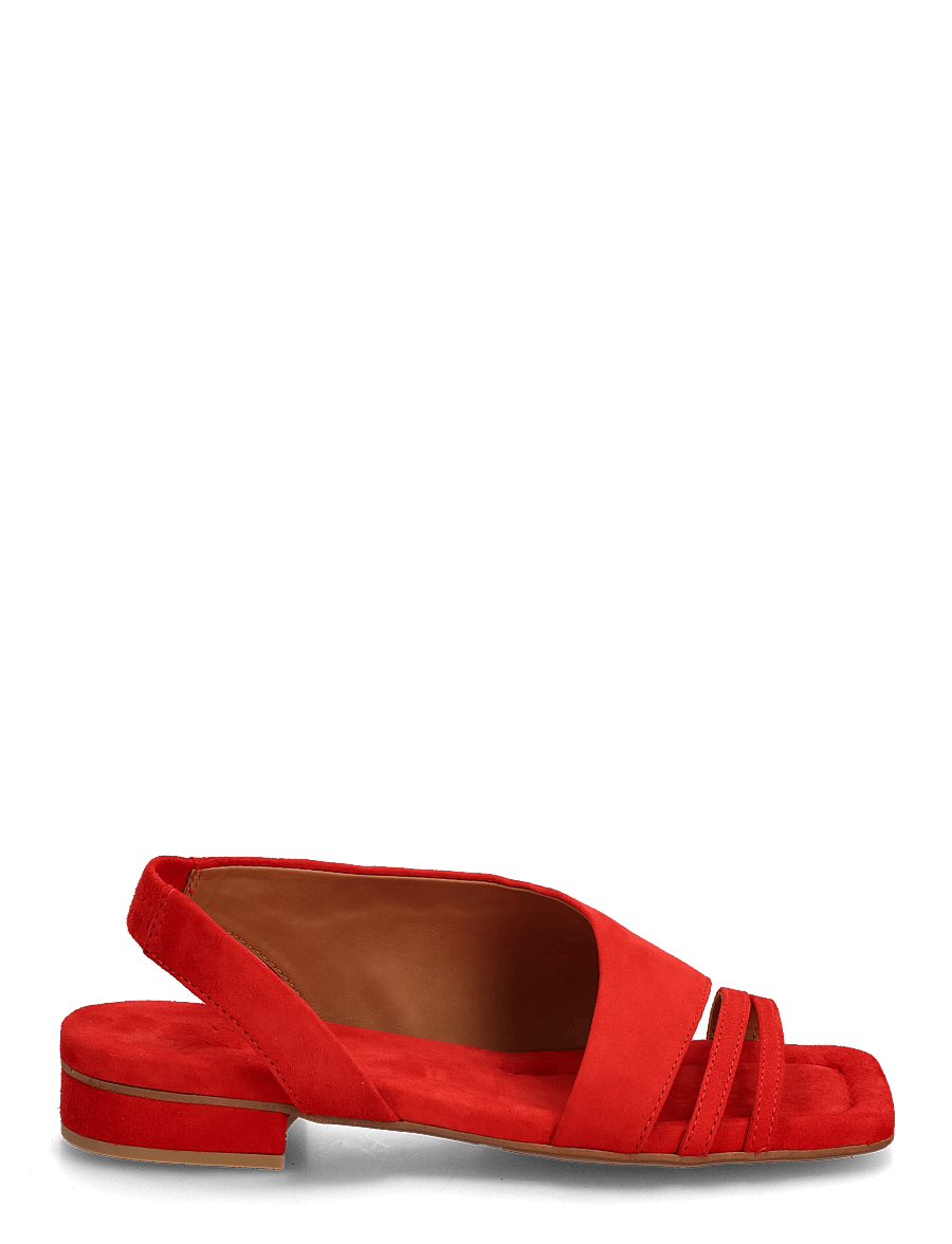 Billi Bi - Sandals - flache sandalen - red suede - 1