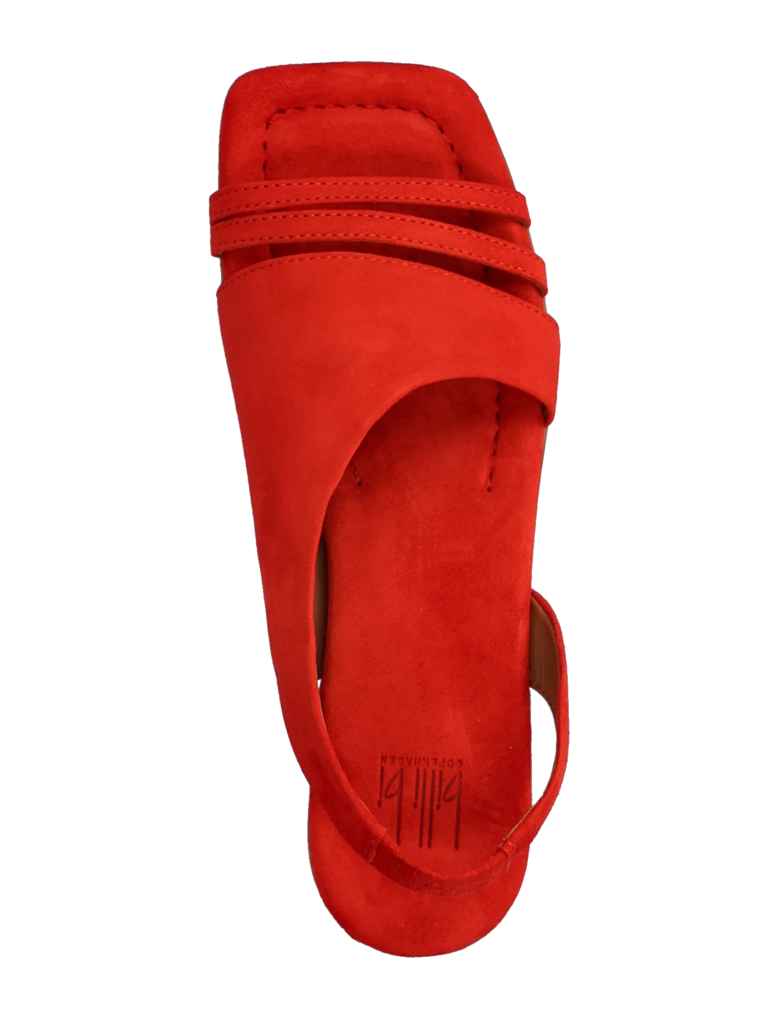 Billi Bi - Sandals - flat sandals - red suede - 3