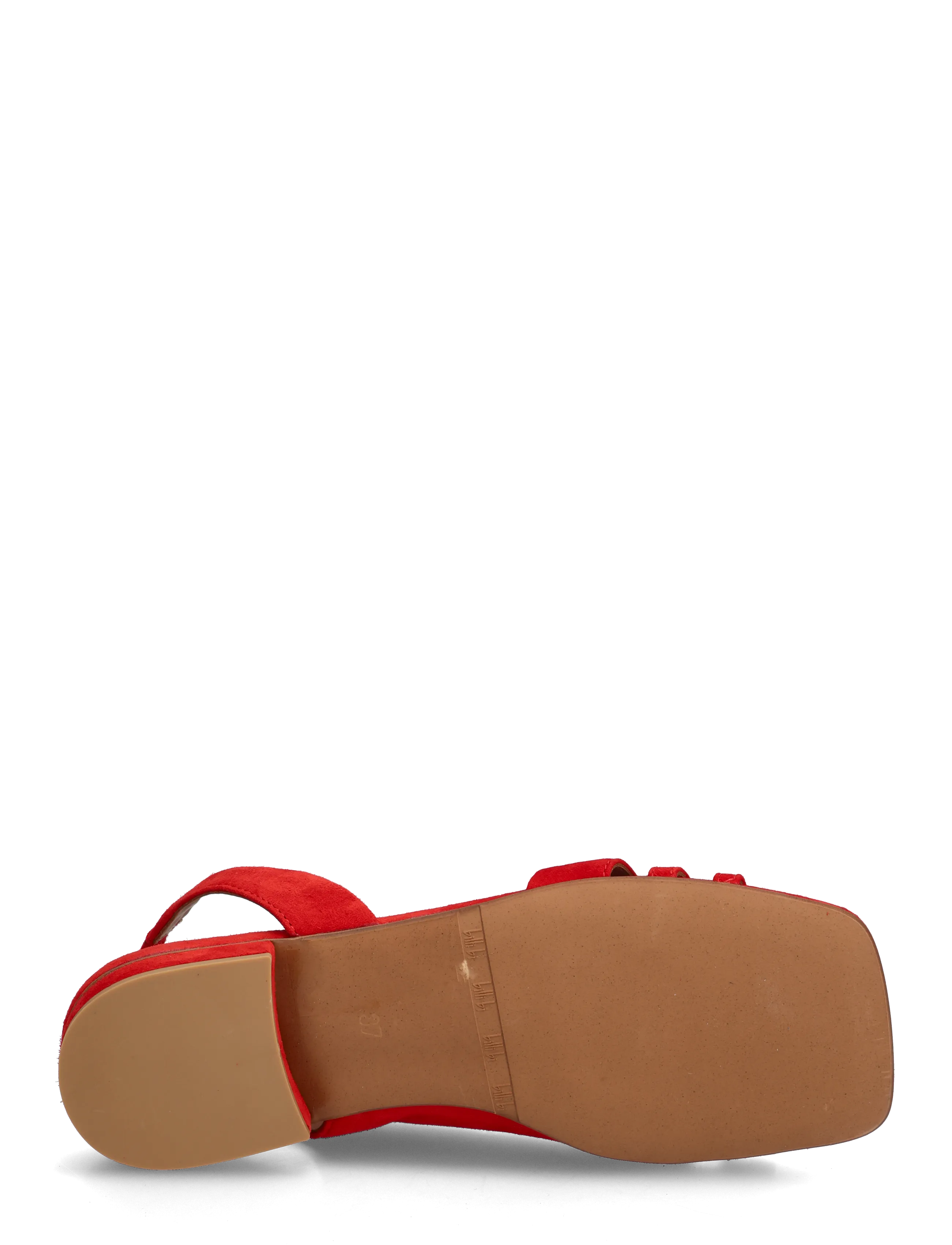 Billi Bi - Sandals - flat sandals - red suede - 4