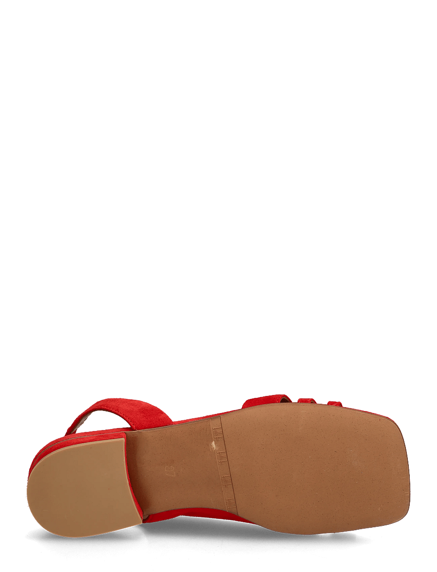 Billi Bi - Sandals - flache sandalen - red suede - 4