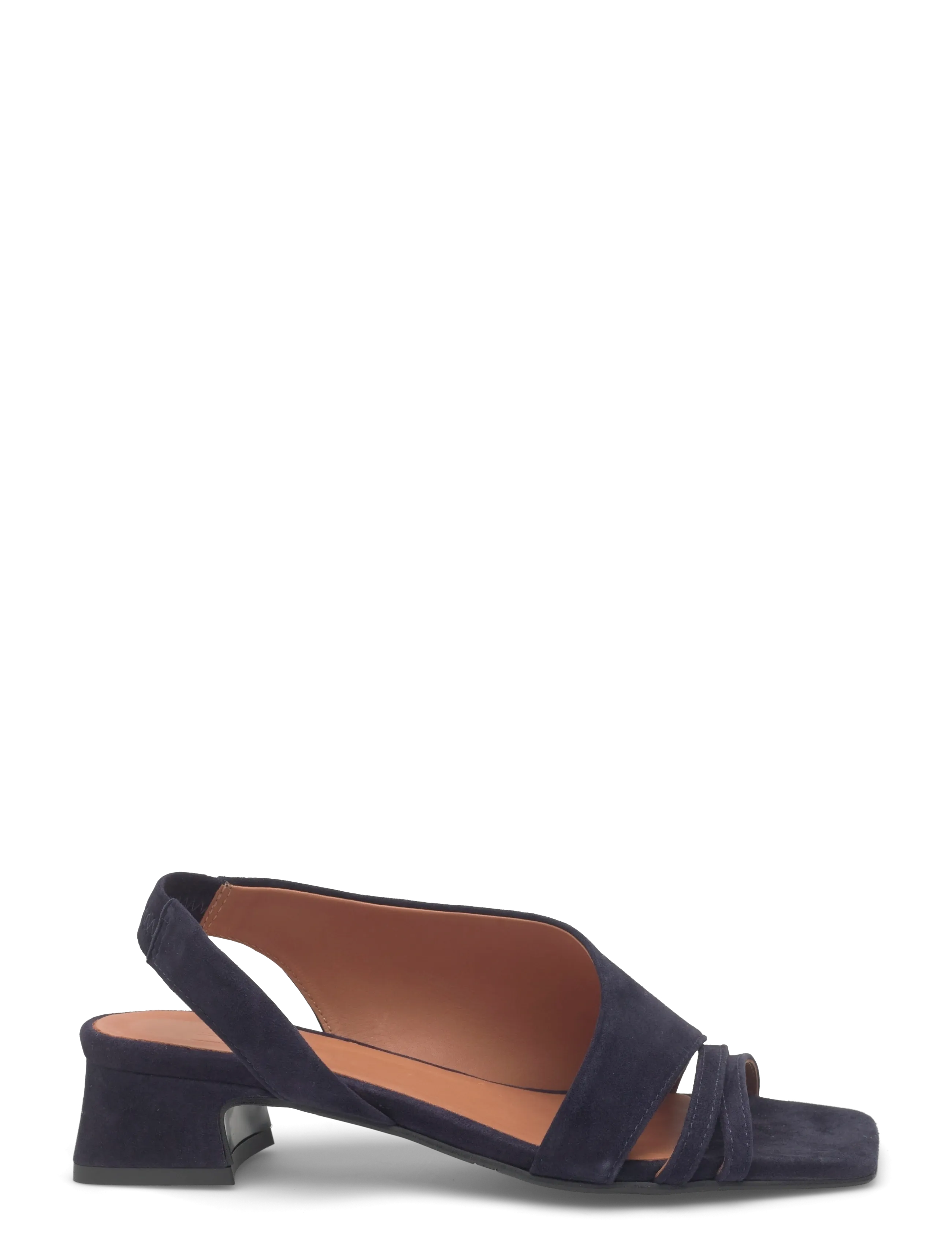 Billi Bi - Sandals - heeled slingbacks - navy suede - 1
