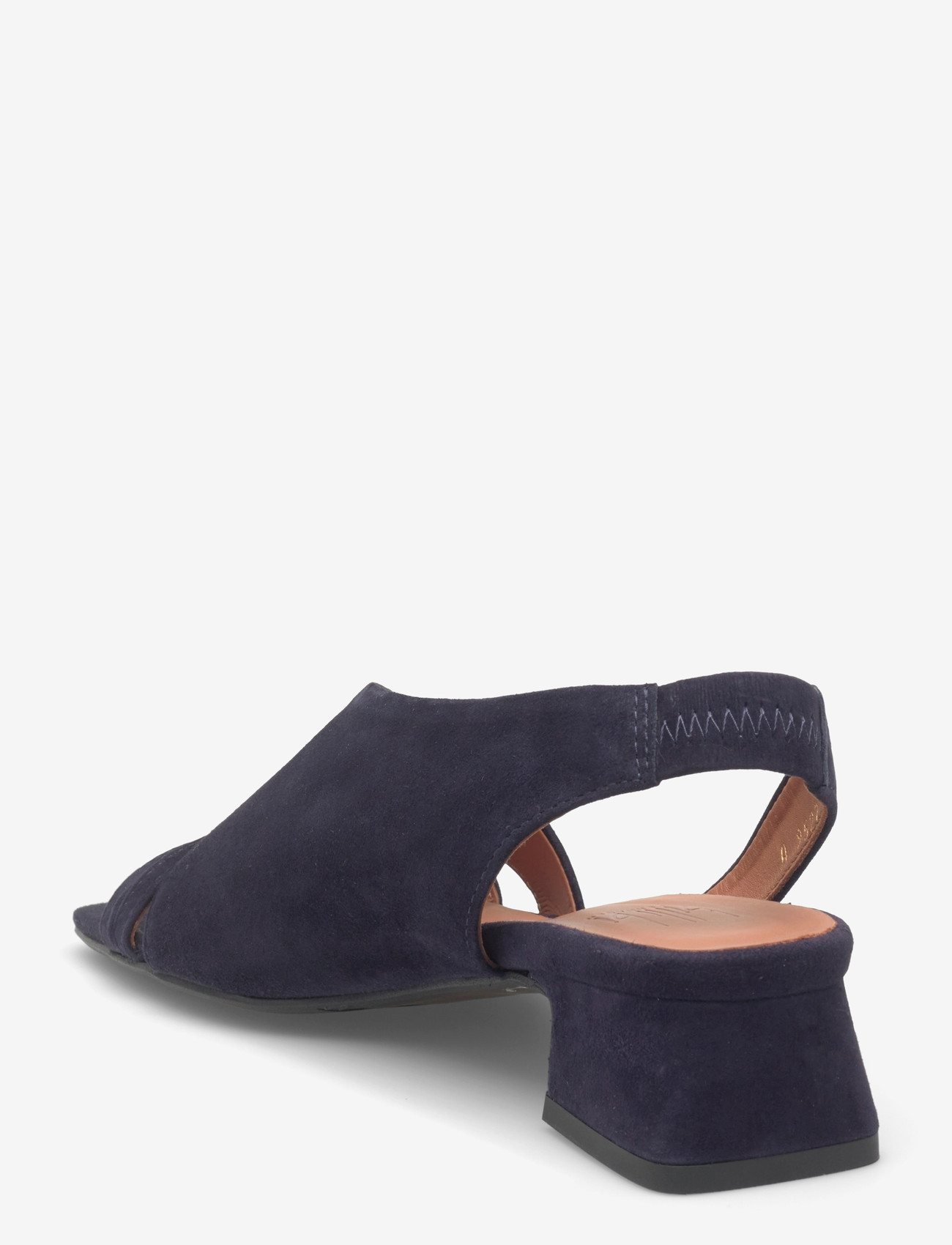 Billi Bi - Sandals - slingbacks med hæle - navy suede - 2