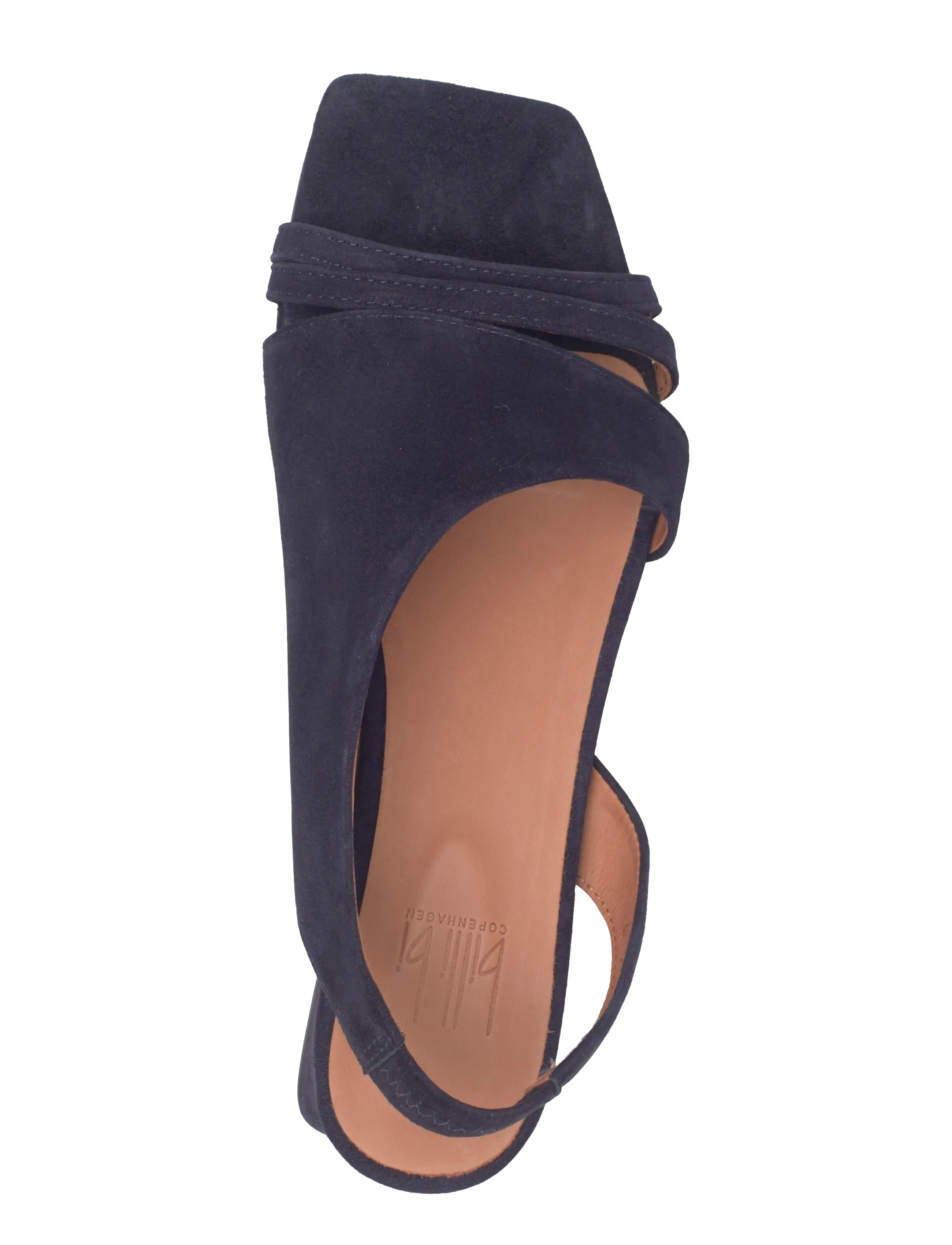 Billi Bi - Sandals - heeled slingbacks - navy suede - 3