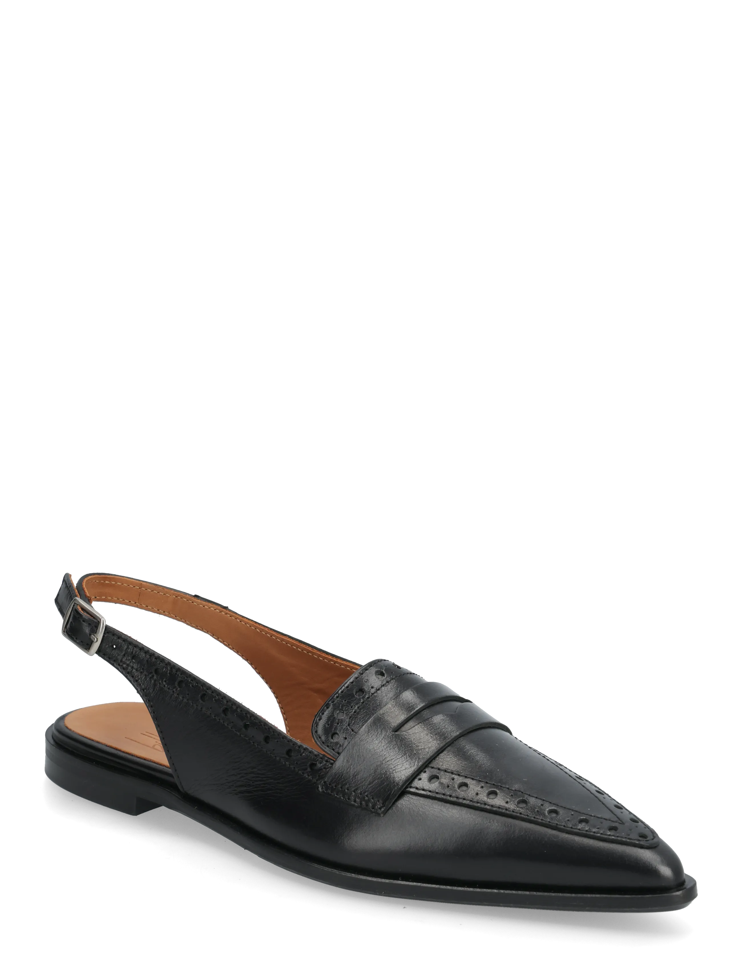 Billi Bi Sling Back, 39, Slingbacks, Schwarz - Flat Frauen