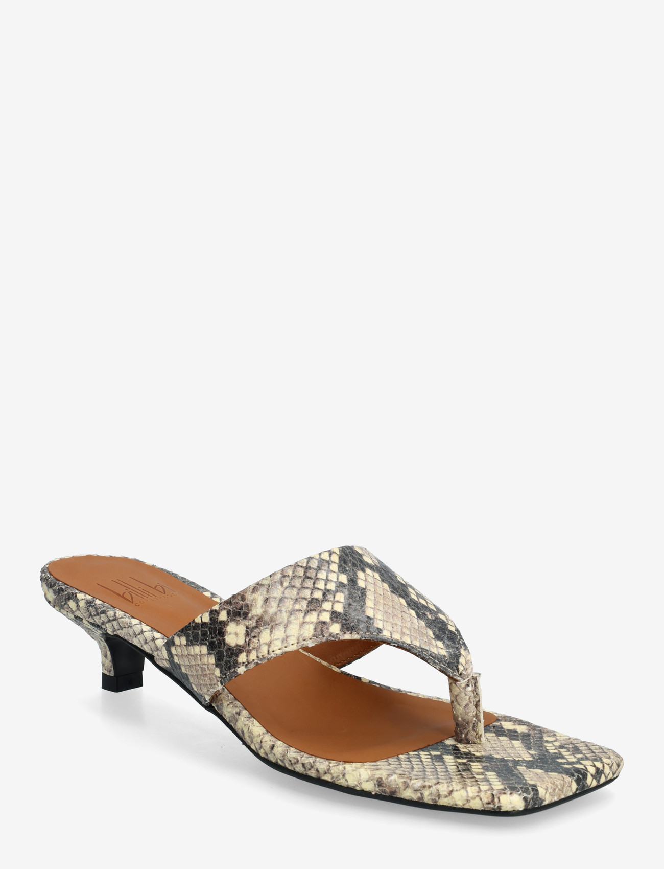 Billi Bi - Mule - mules med hæle - off white medina snake - 0