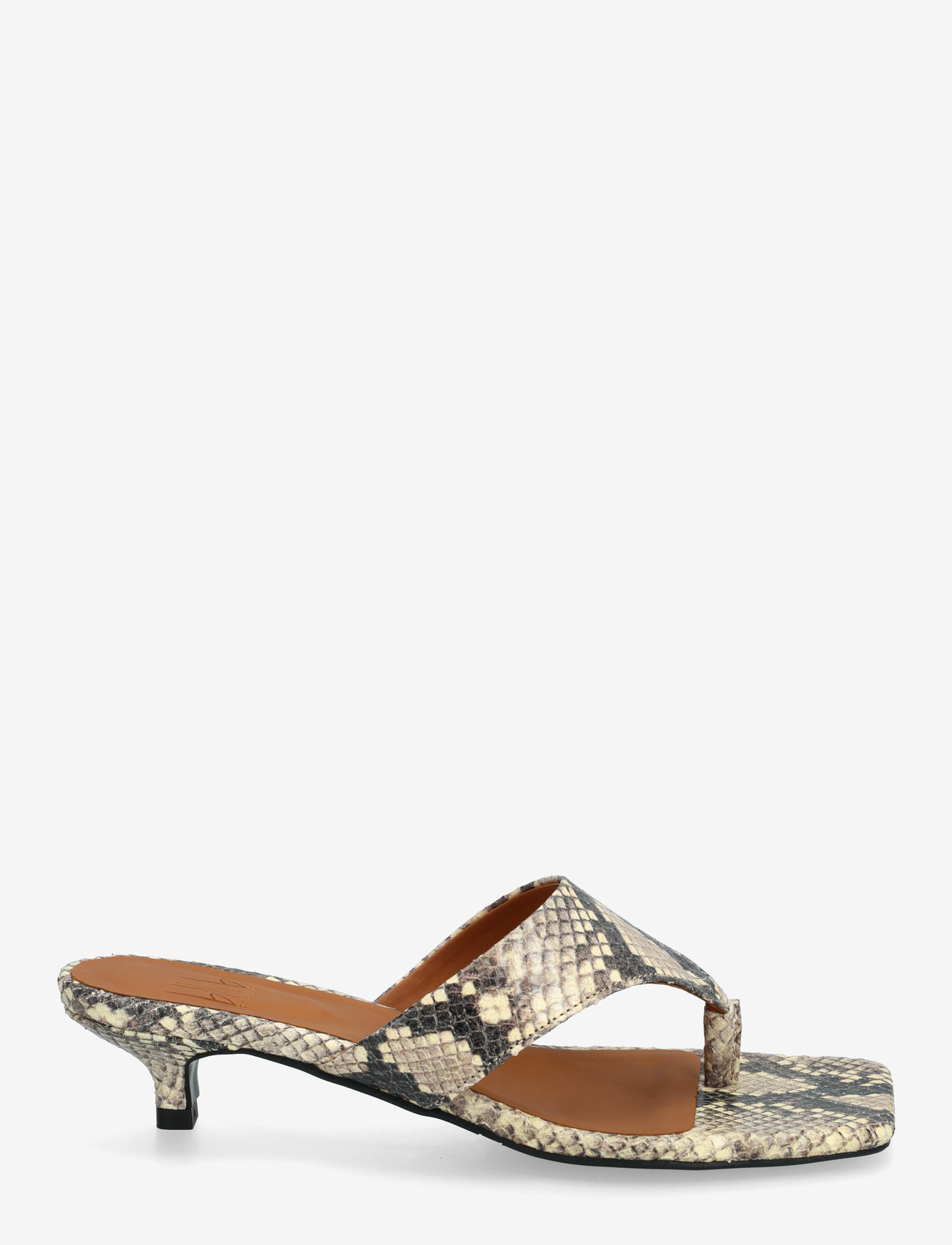 Billi Bi - Mule - mules med hæle - off white medina snake - 1