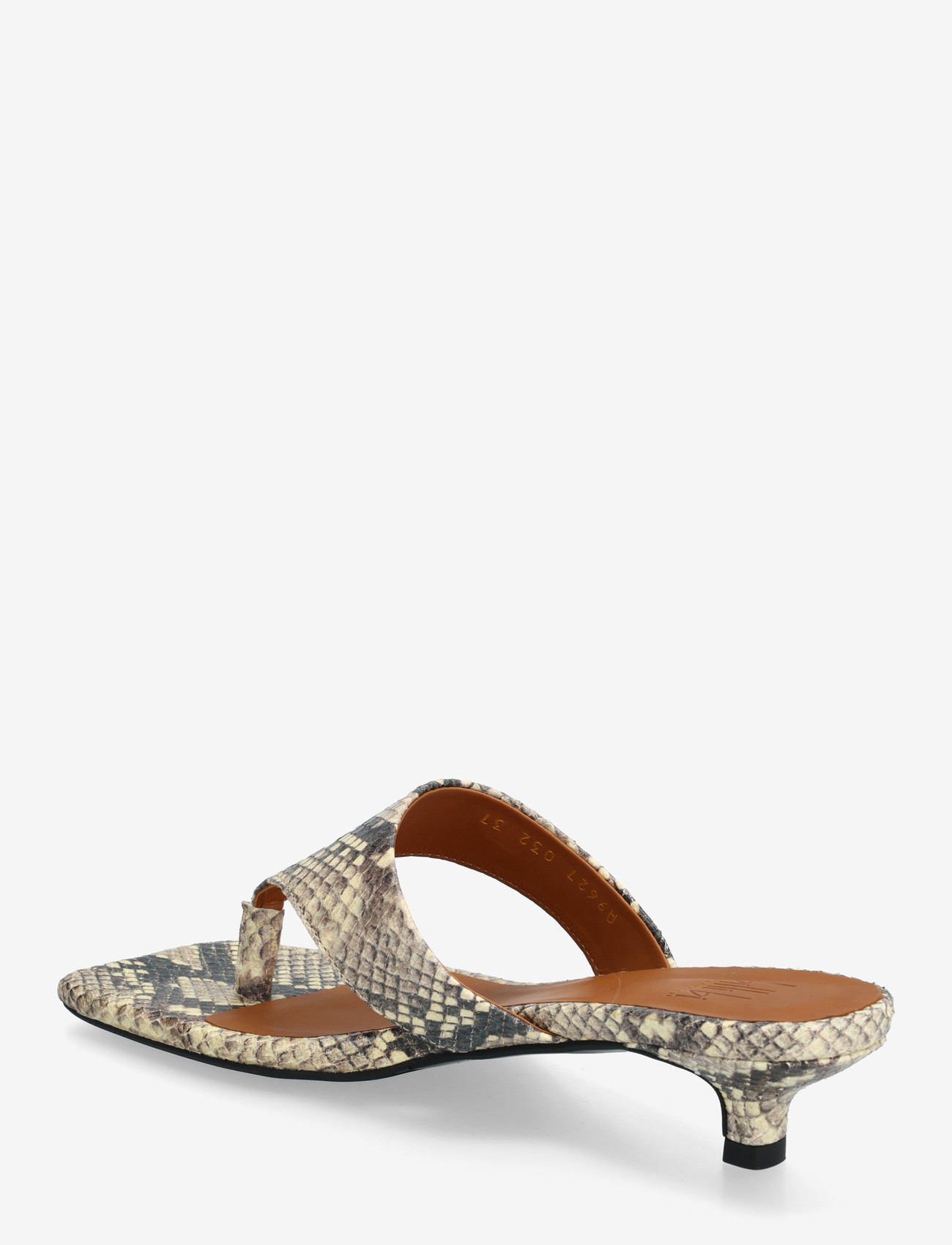 Billi Bi - Mule - mules med hæle - off white medina snake - 2