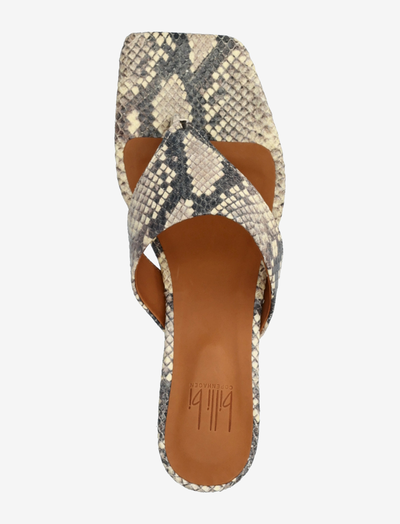 Billi Bi - Mule - mules med hæle - off white medina snake - 3